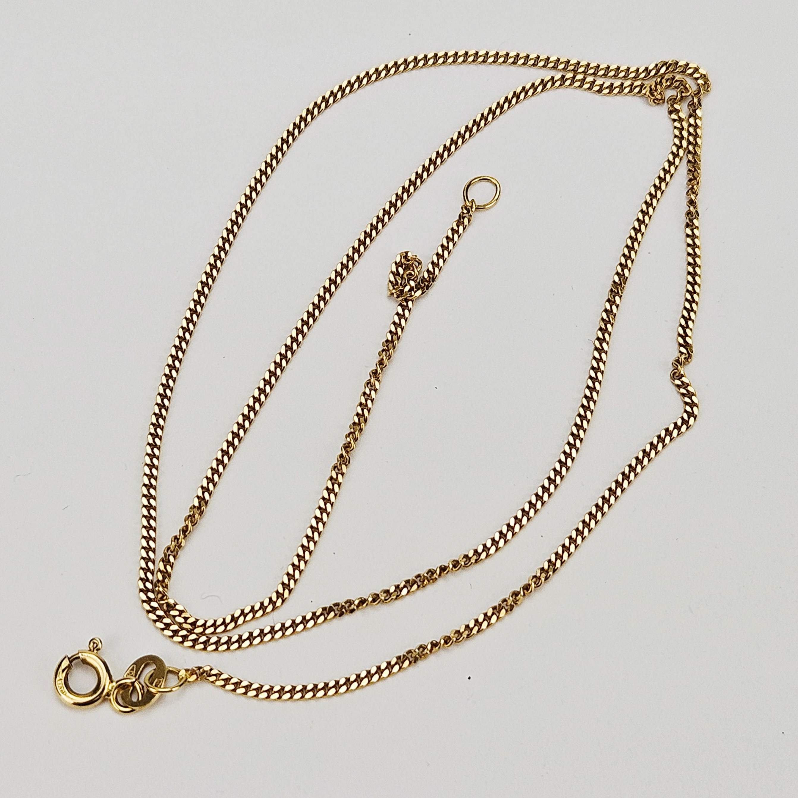 HALSKEDJA, guld, 18K, Italien, vikt ca. 3,2 gram.