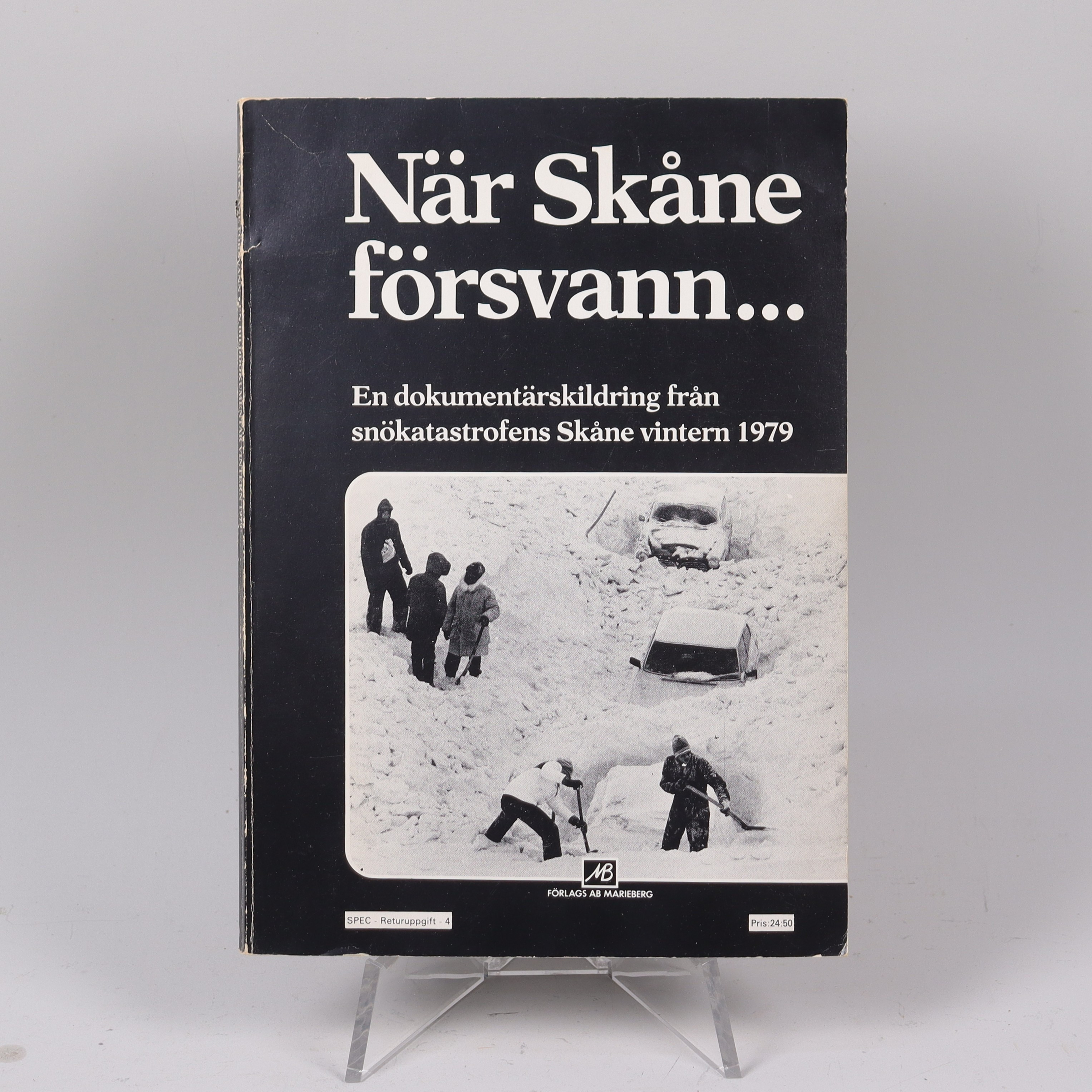 NÄR SKÅNE FÖRSVANN, en dokumentärskildring från snökatastrofens Skåne vintern 1979 av Torbjörn Andersson & Lars Fredell & Per Lindström.
