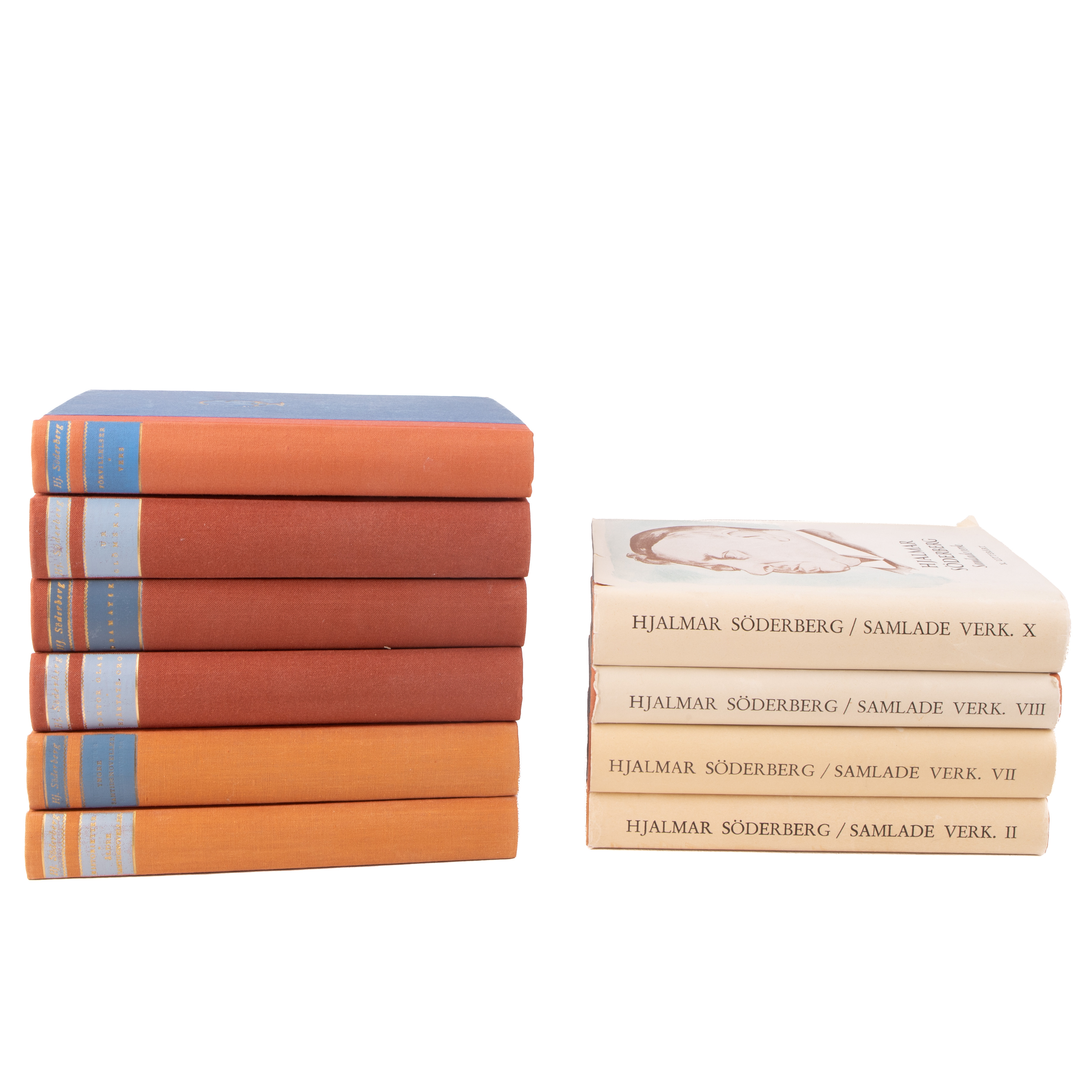 HJALMAR SÖDERBERG, Samlade verk, vol 1-10. Albert Bonniers förlag, 1943.