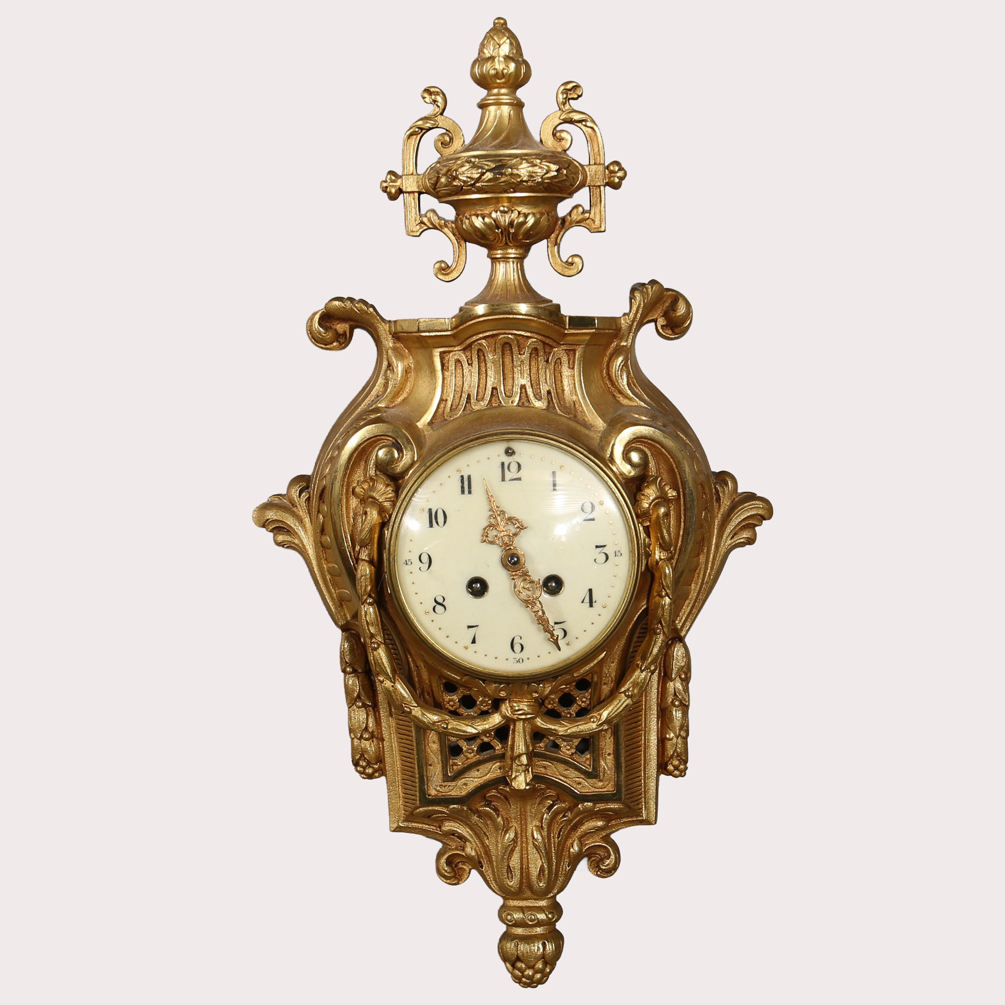 KARTELLUR, Louis XVI stil, urverk Japy Freres & Cie. 1900-talets andra hälft.