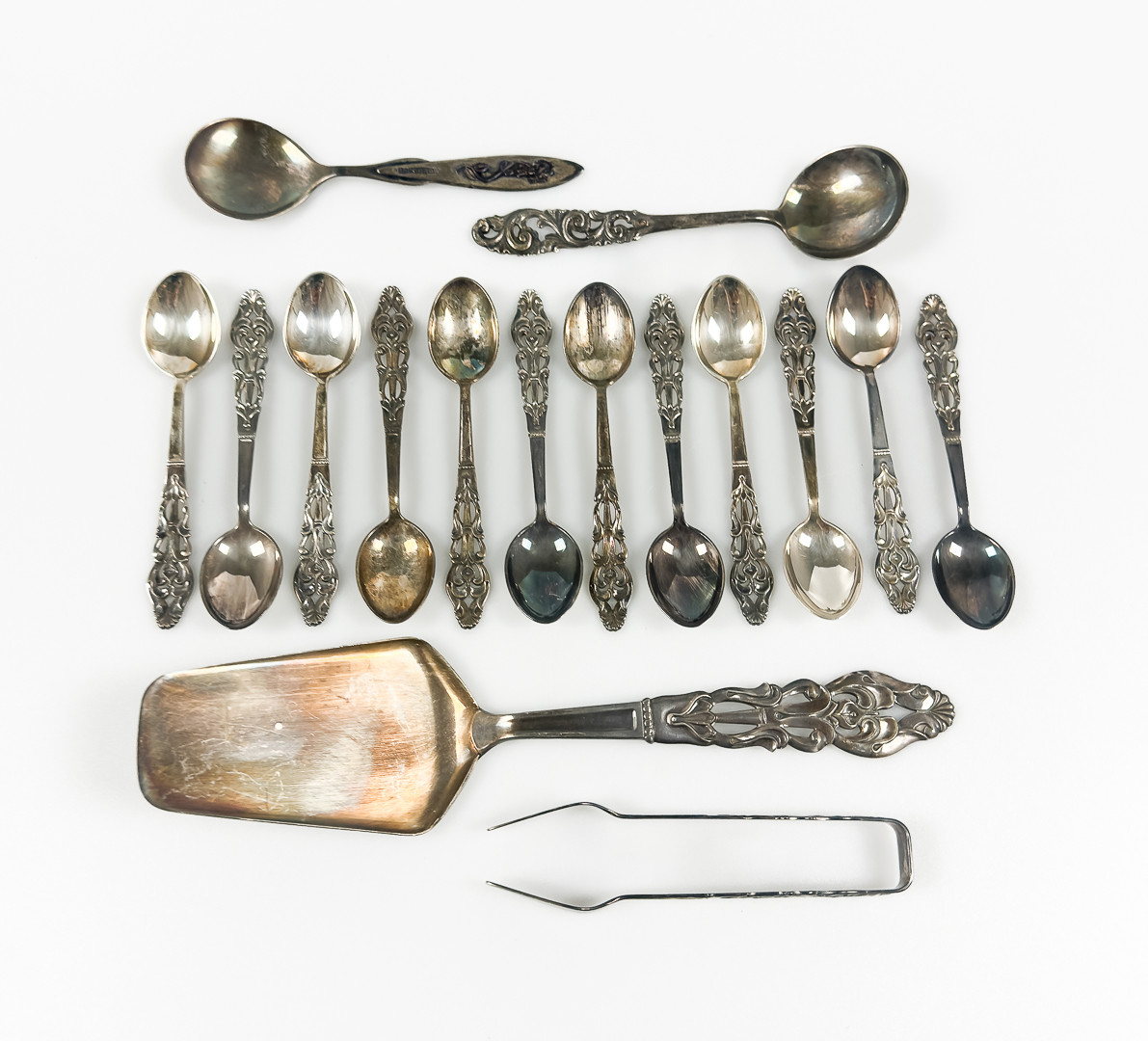 SILVERBESTICK, 16 delar, silver.