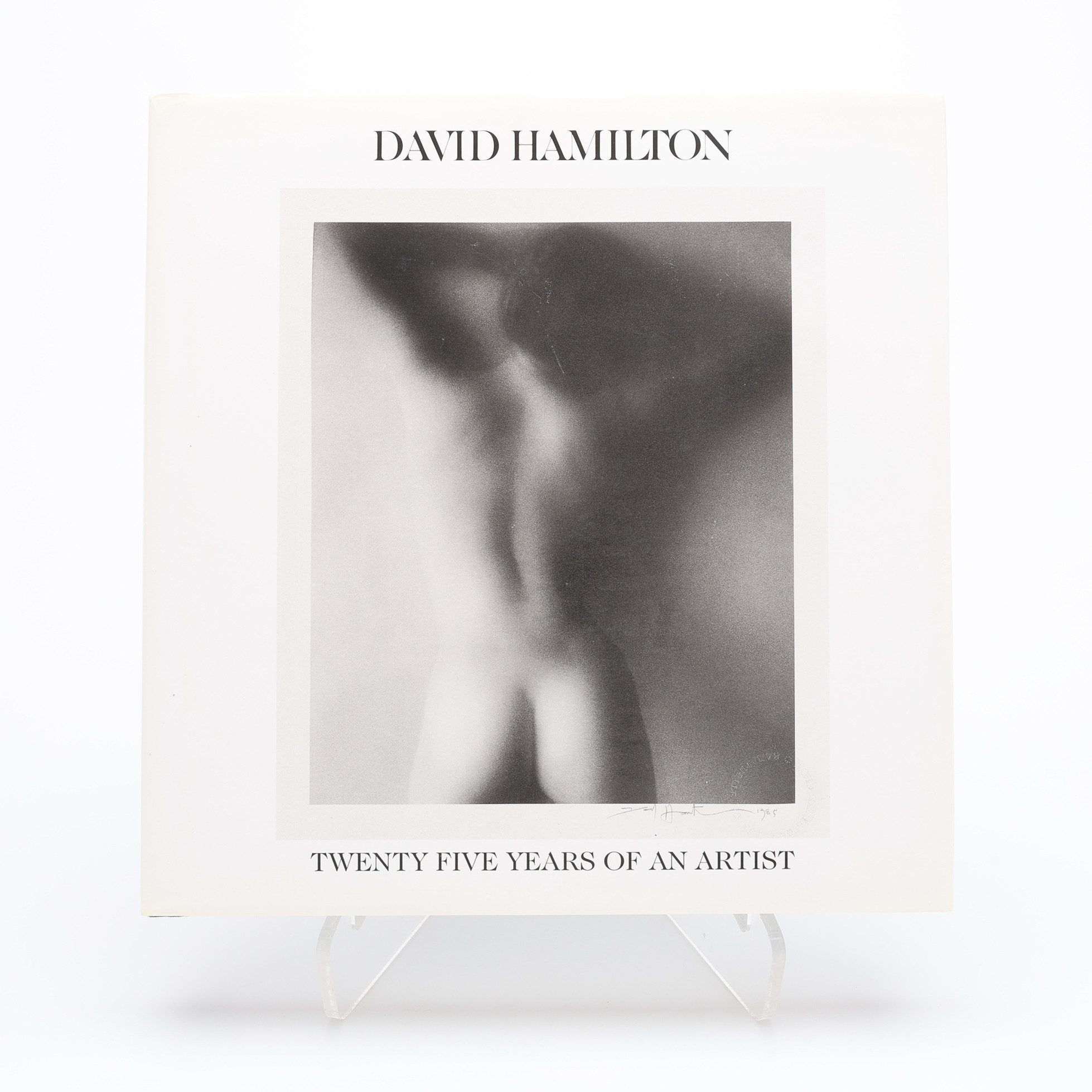 FOTO. DEN BRITTISKE FOTOGRAFEN DAVID HAMILTONS "TWENTY FIVE YEARS OF AN ARTIST" I FÖRSTA ENGELSKSPRÅKIGA UPPLAGAN, 1992.