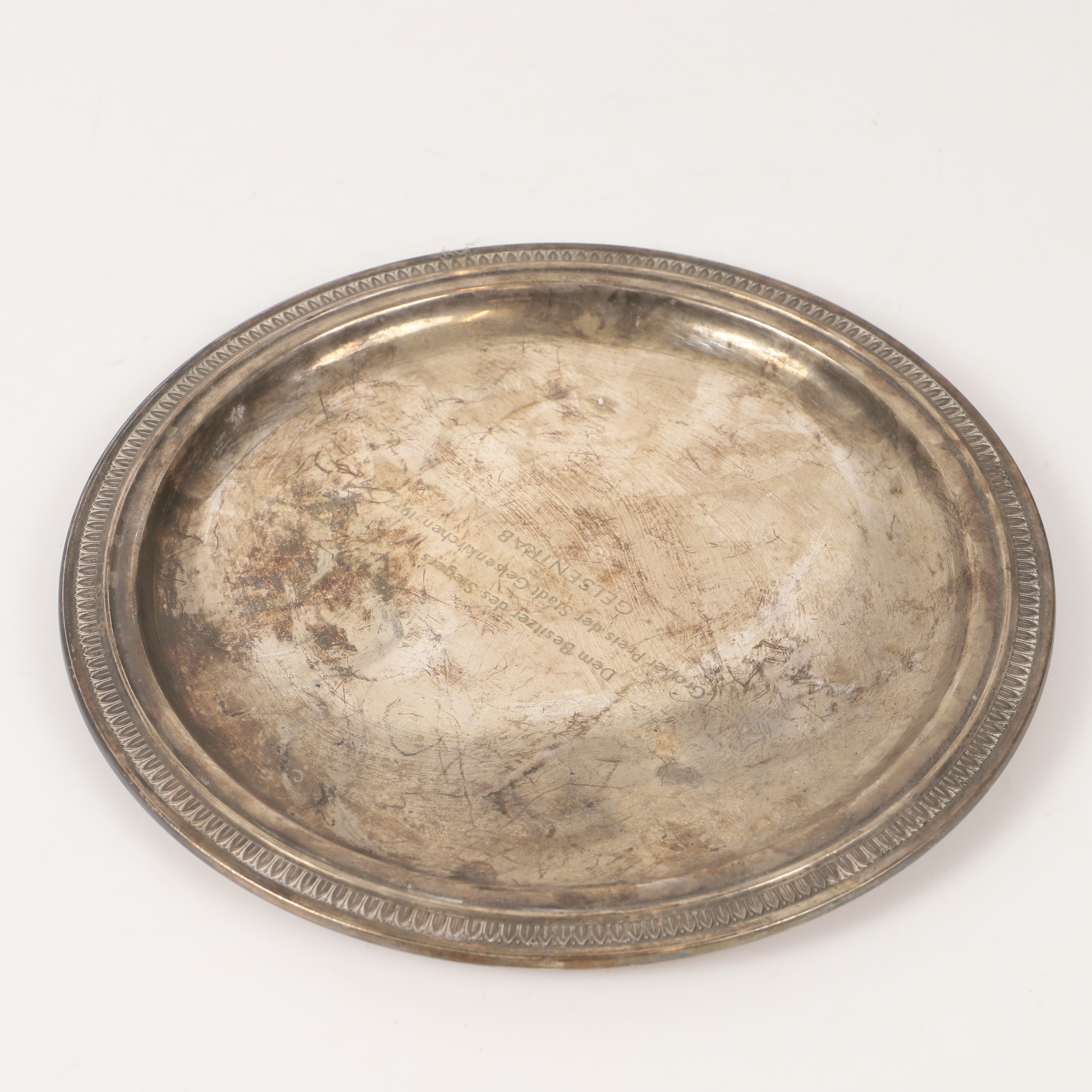 FAT, "Dem Besitzer des Siegers Großer Preis der Stadt Gelsenkirchen 1977 Gelsentrab", silver.