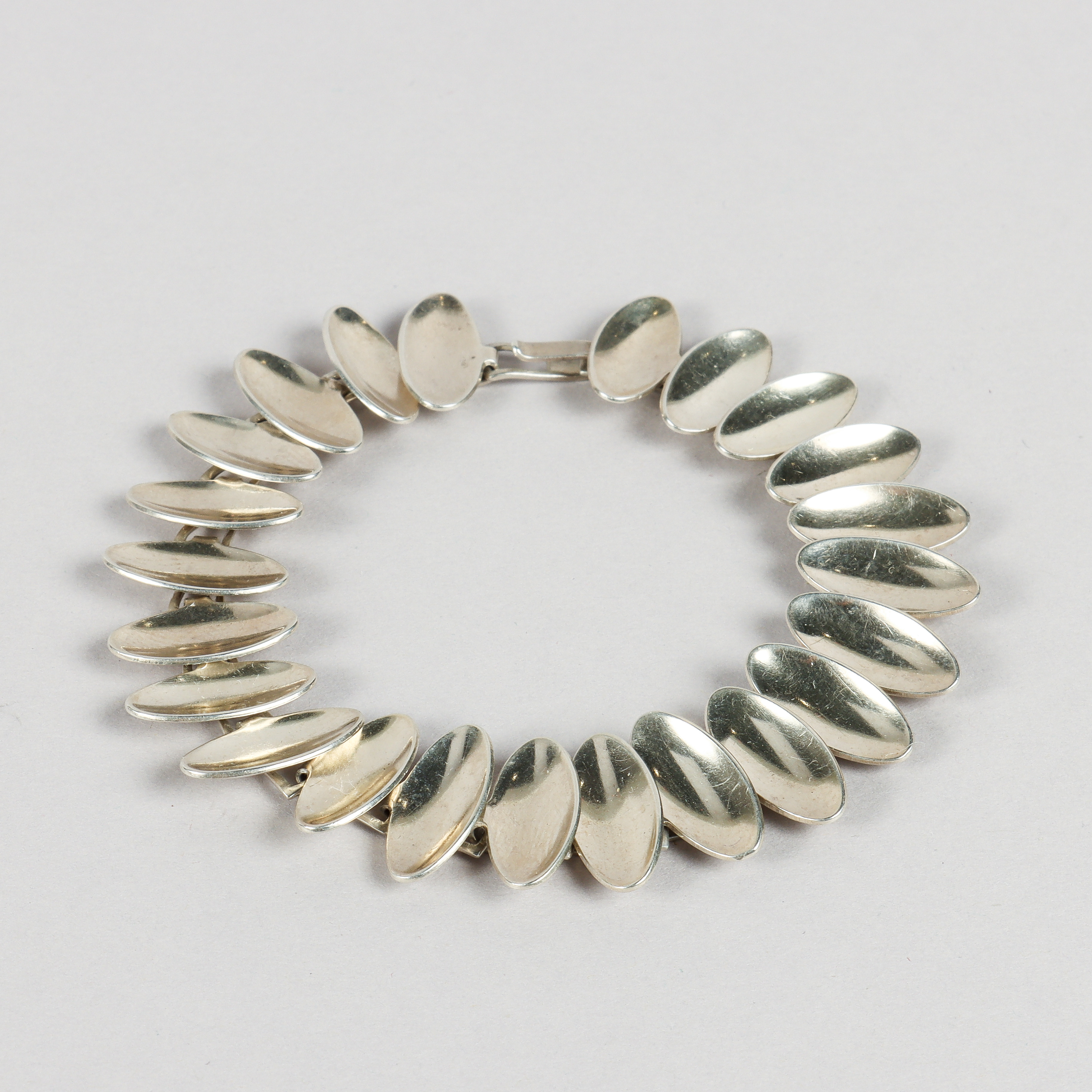 ARMBAND sterlingsilver, Ateljé Borgila, Stockholm 1956.
