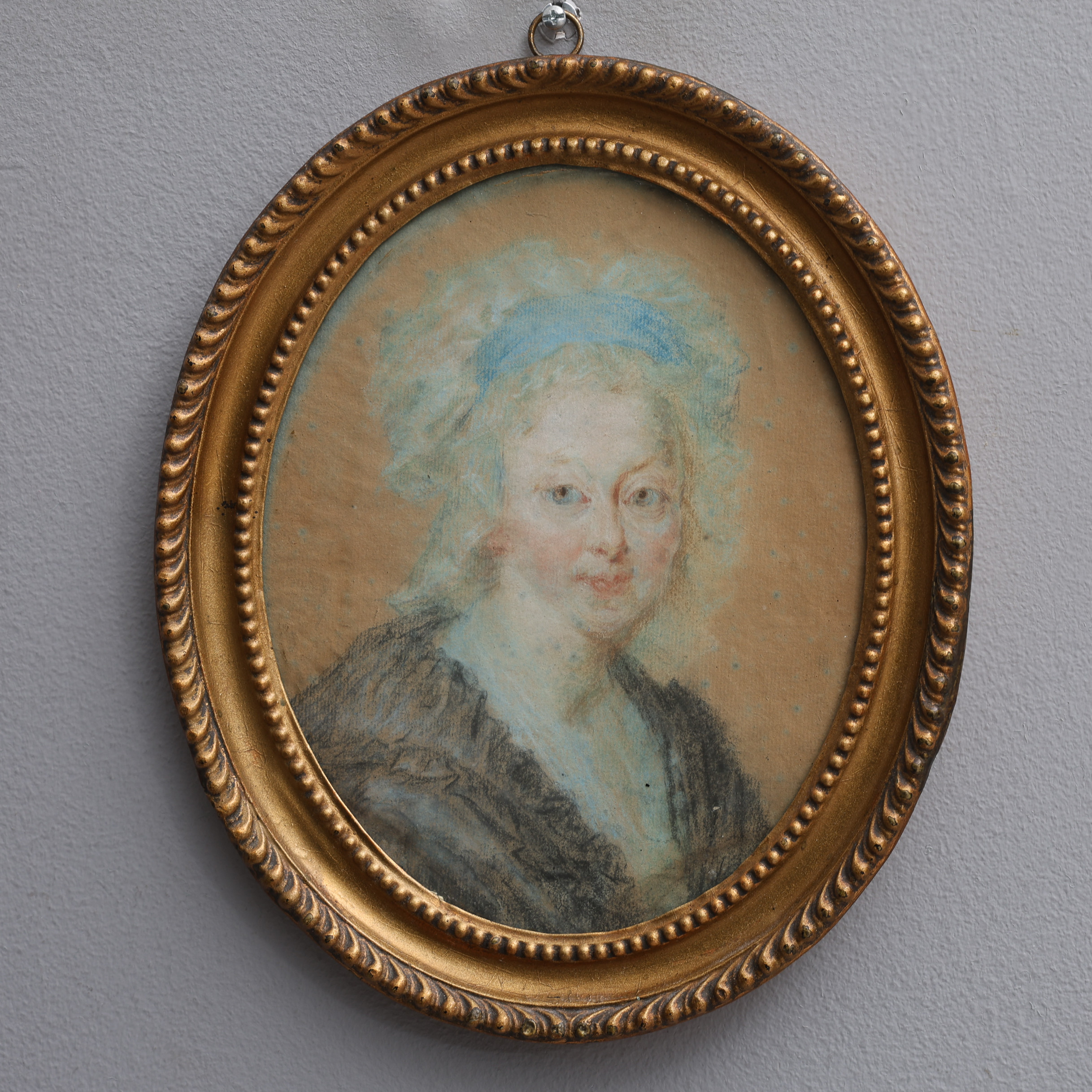 OKÄND KONSTNÄR, PASTELL, PORTRÄTT AV ANNA CHRISTINA NÖNCHEN, HAMBURG, 1700-TALETS SISTA TREDJEDEL, OSIGNERAD.