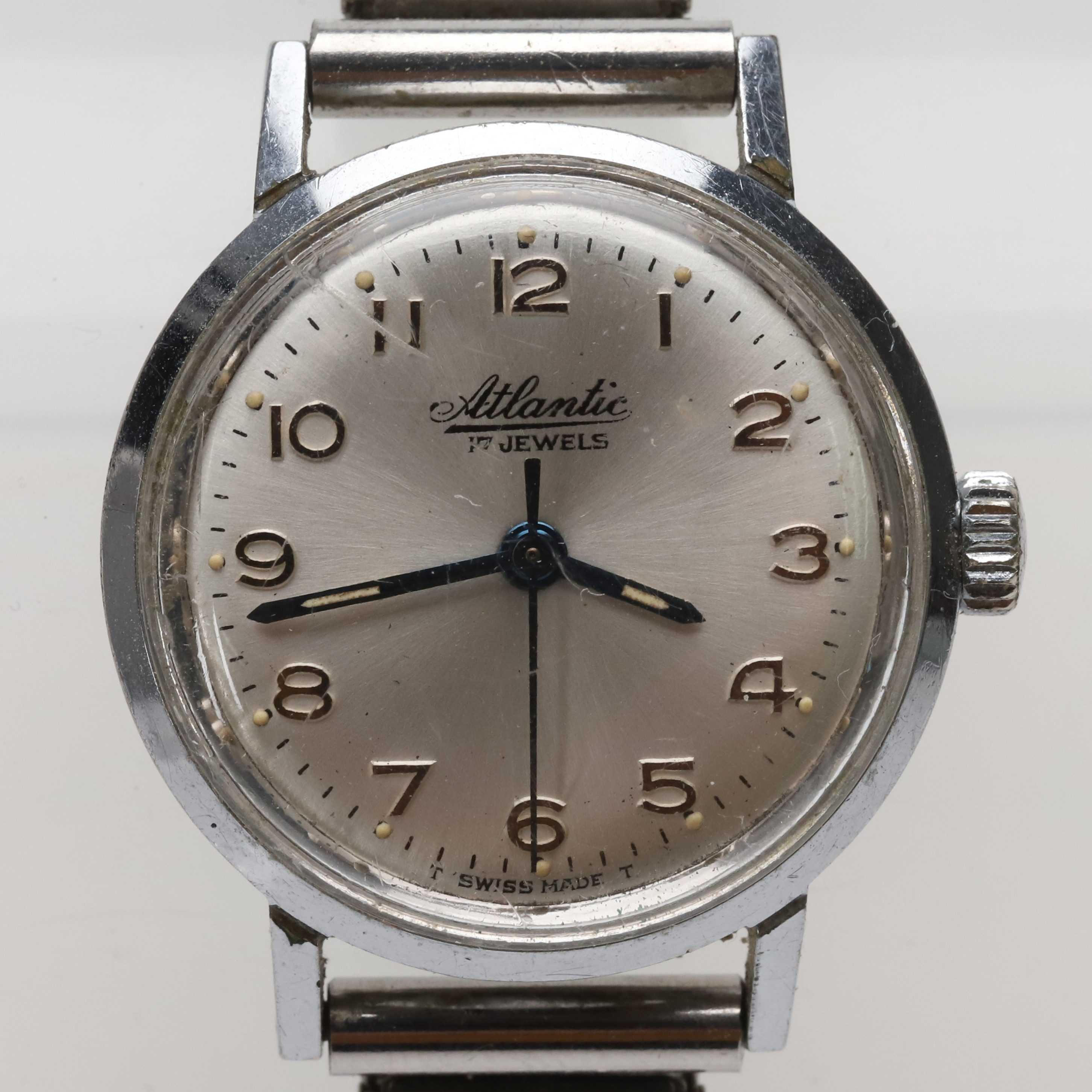 ARMBANDSUR. Atlantic 17 jewels, manuell, Ø 26 mm.