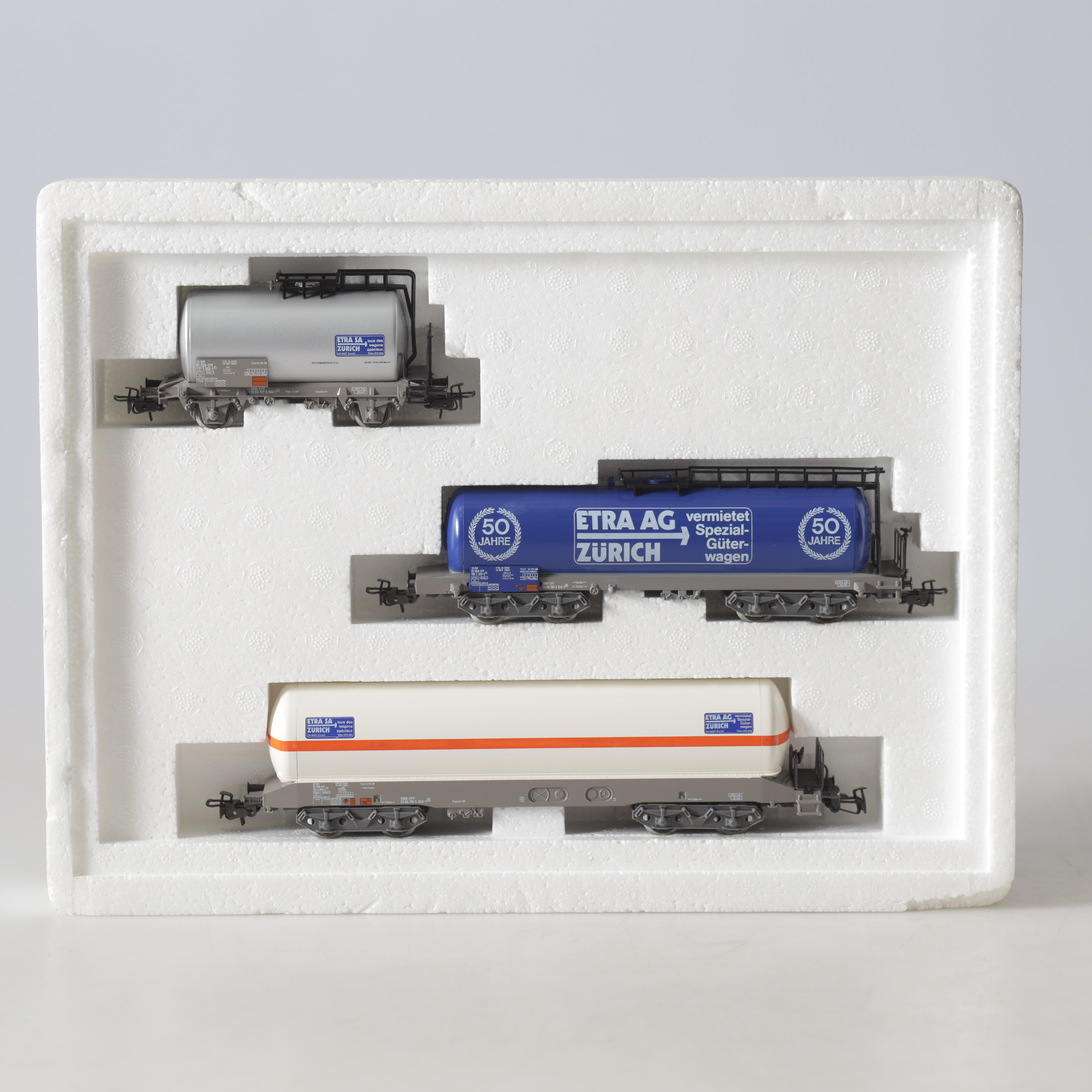VAGNSET, 4787, H0, Tankvagnar, jubileumsutgåva, Märklin.