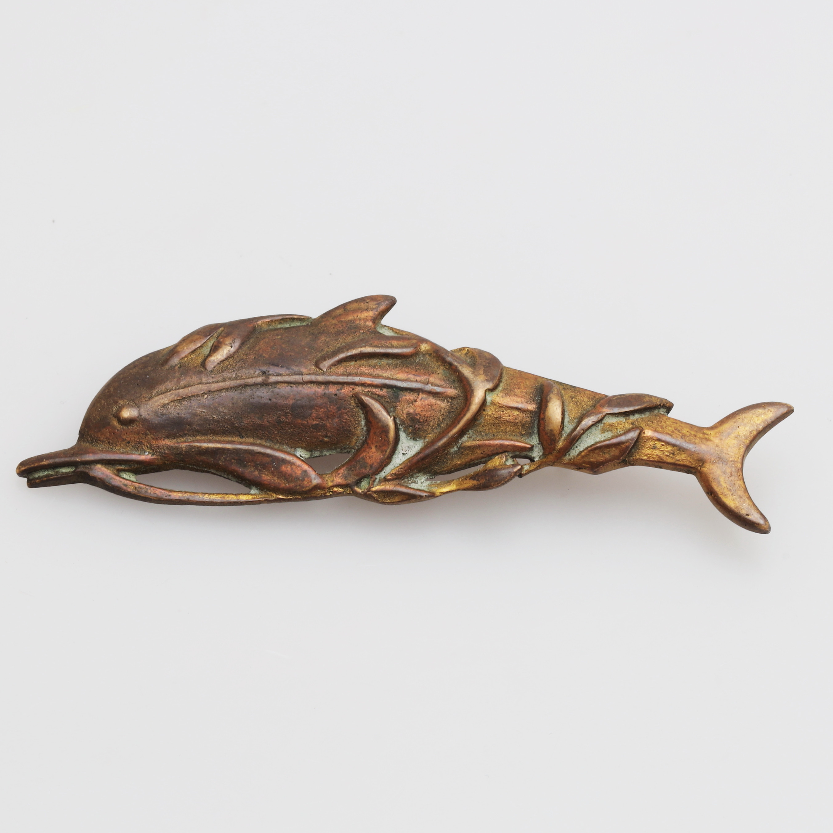 VOLMER BAHNER. Brosch, delfin, 1900-talets första hälft.