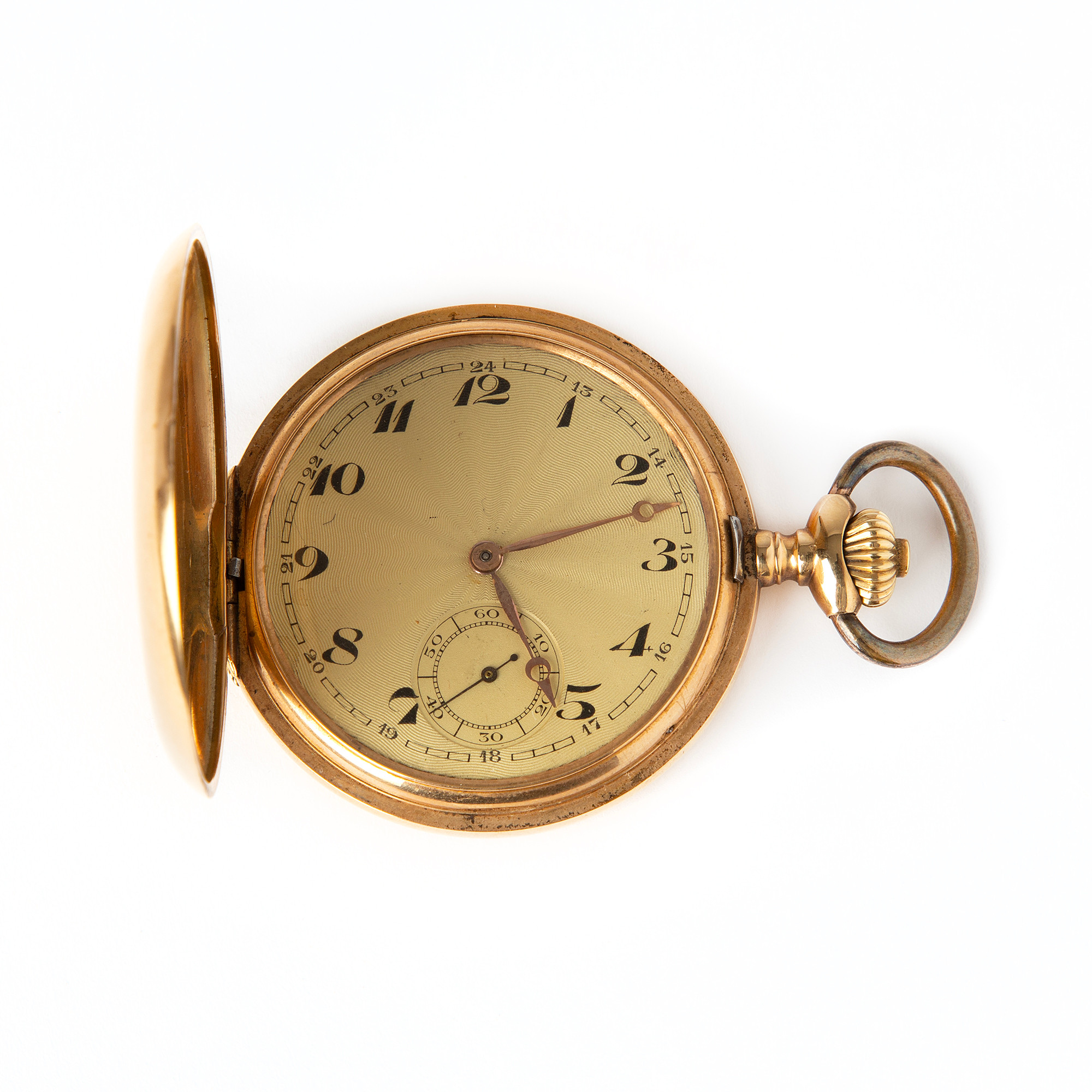 FICKUR, savonette, 51 mm, 14K guld, Schweiz, ca 1920.