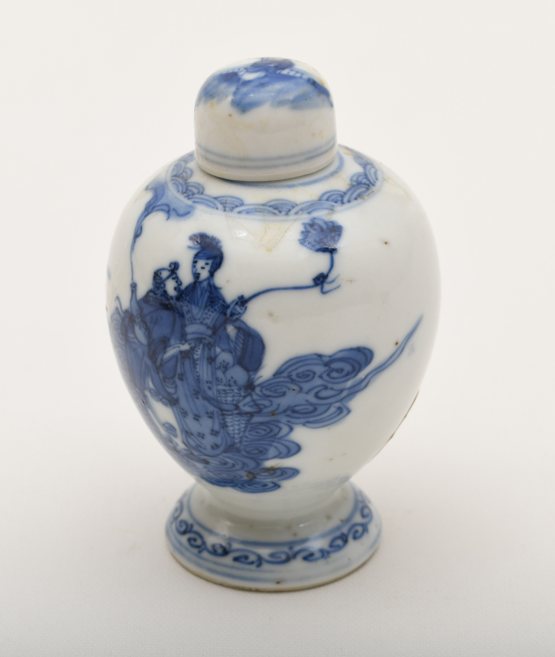 KINA. Minatyrvas/Lockurna. Porslin. Kina, Qianlong märke.