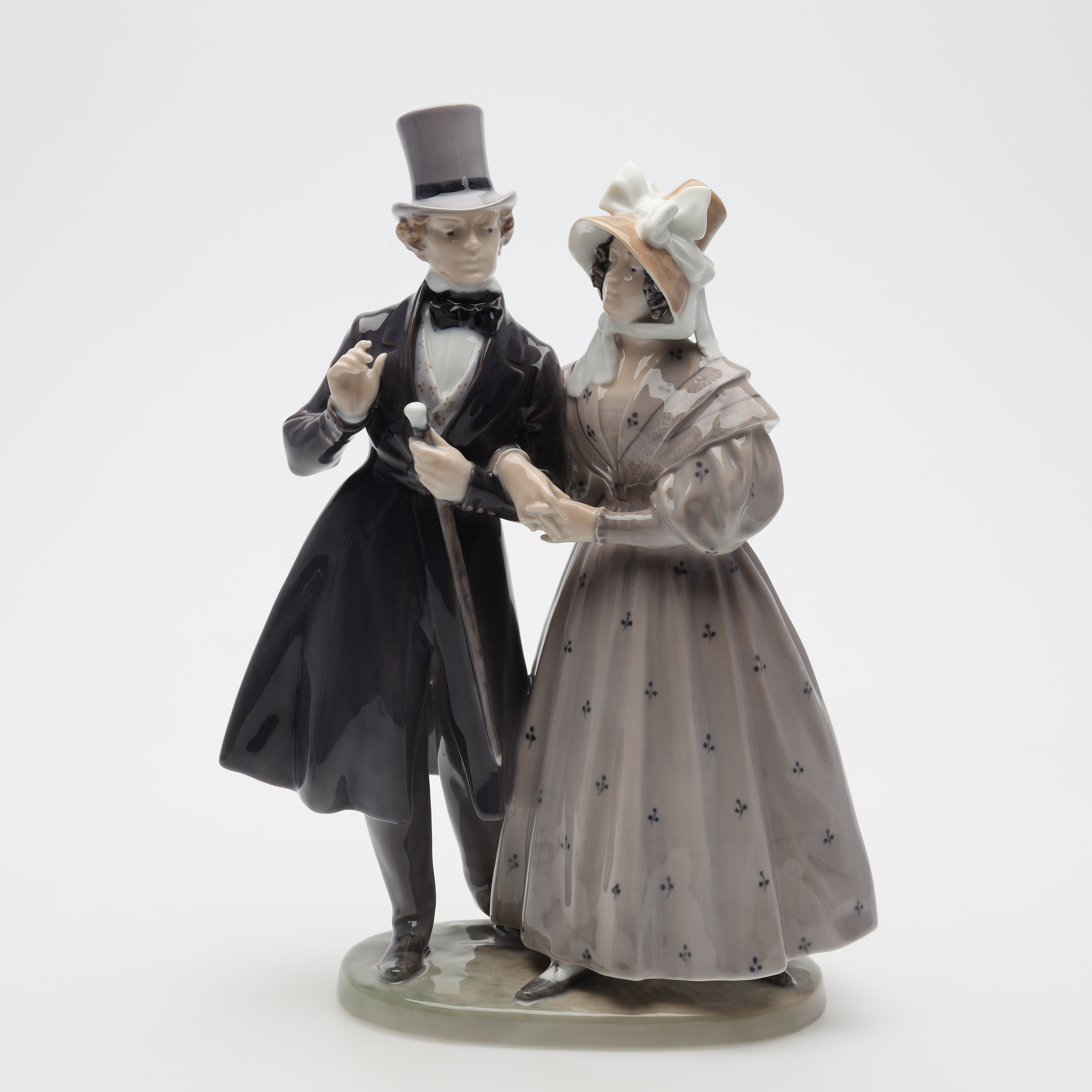 CHRISTIAN THOMSEN. FIGURIN, porslin, Royal Copenhagen, Danmark.