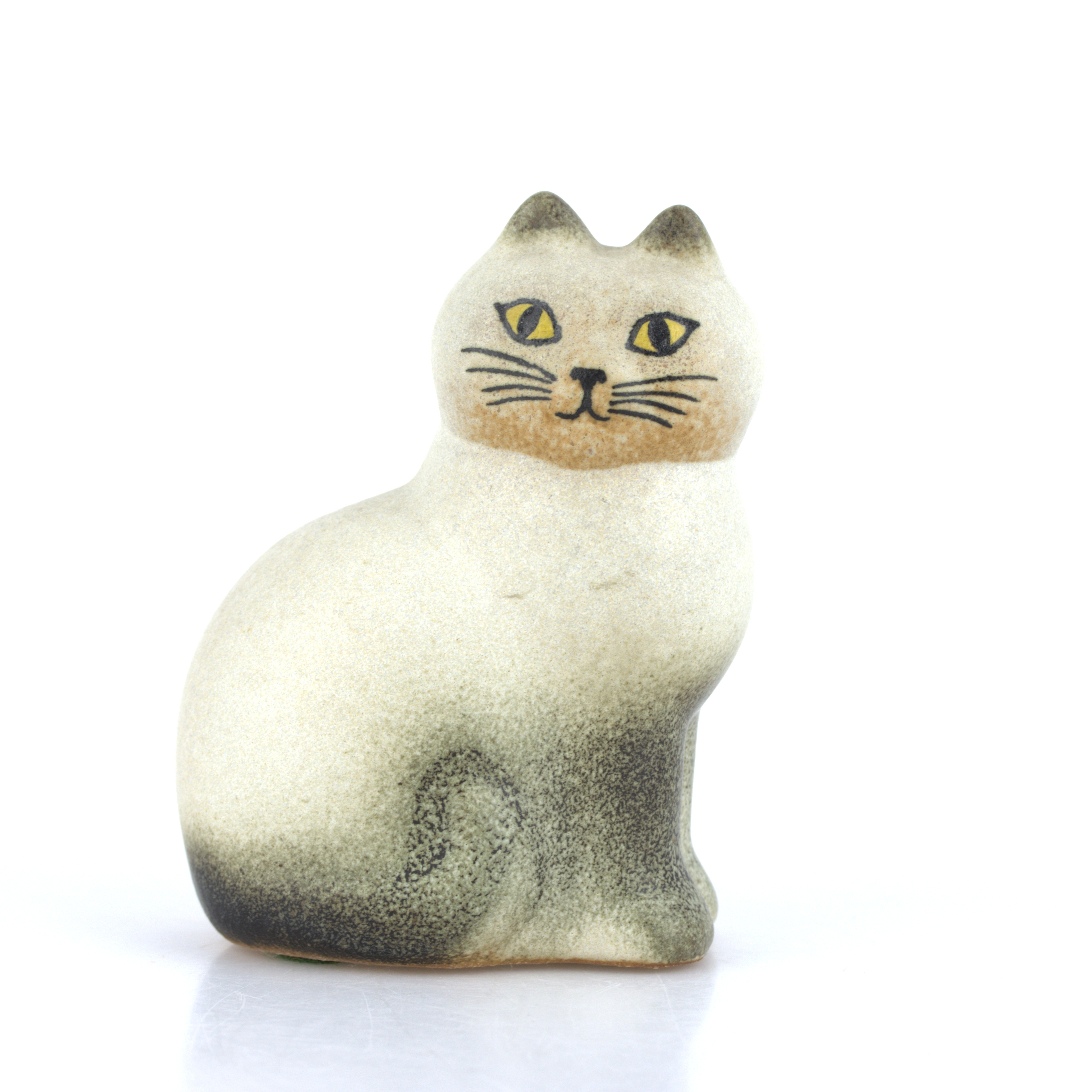 LISA LARSON. Figurin, katt, stengods, K-Studion, Gustavsberg, -96.
