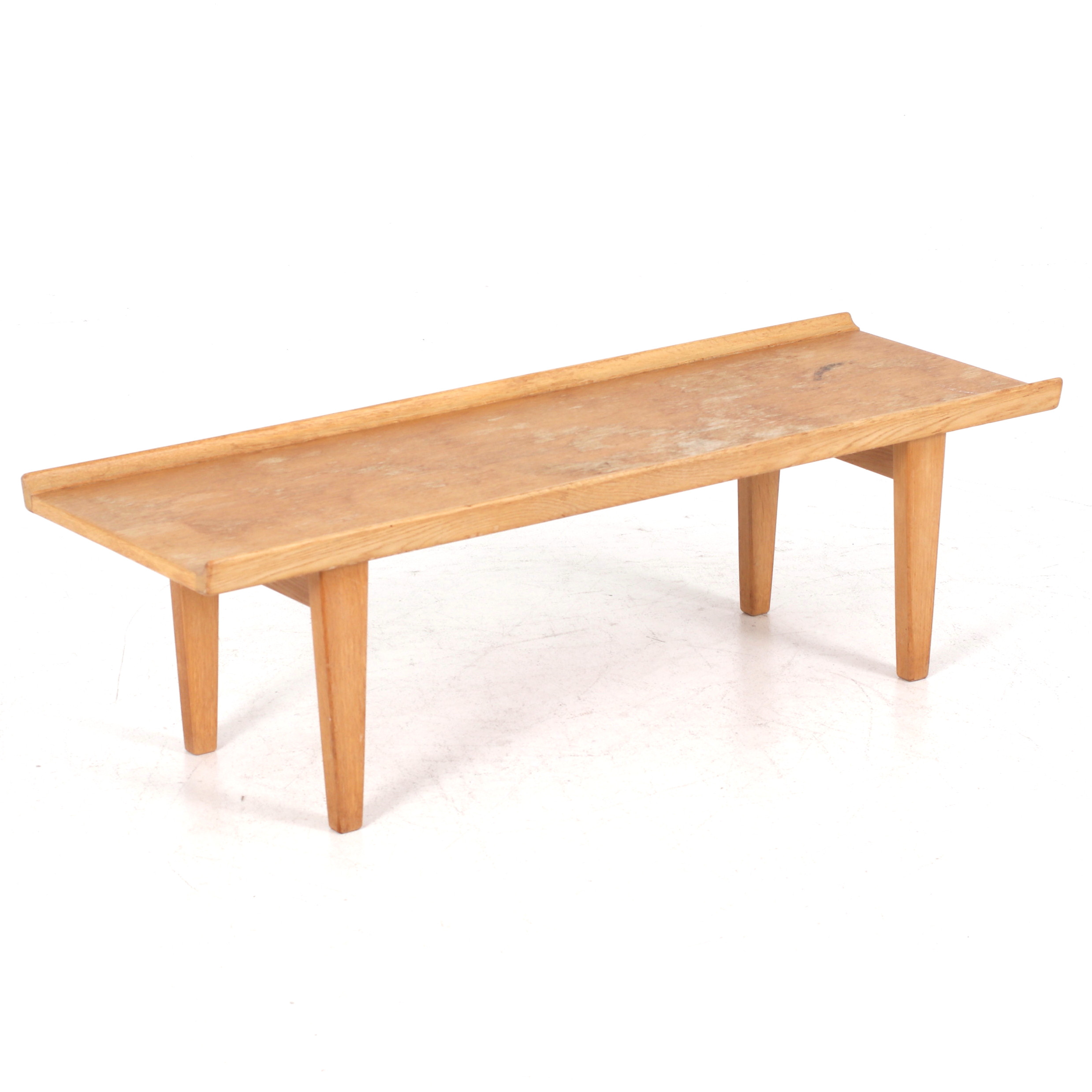 ERIK WØRTS. Bänk, "Novett", ek, IKEA, 1960-ta.