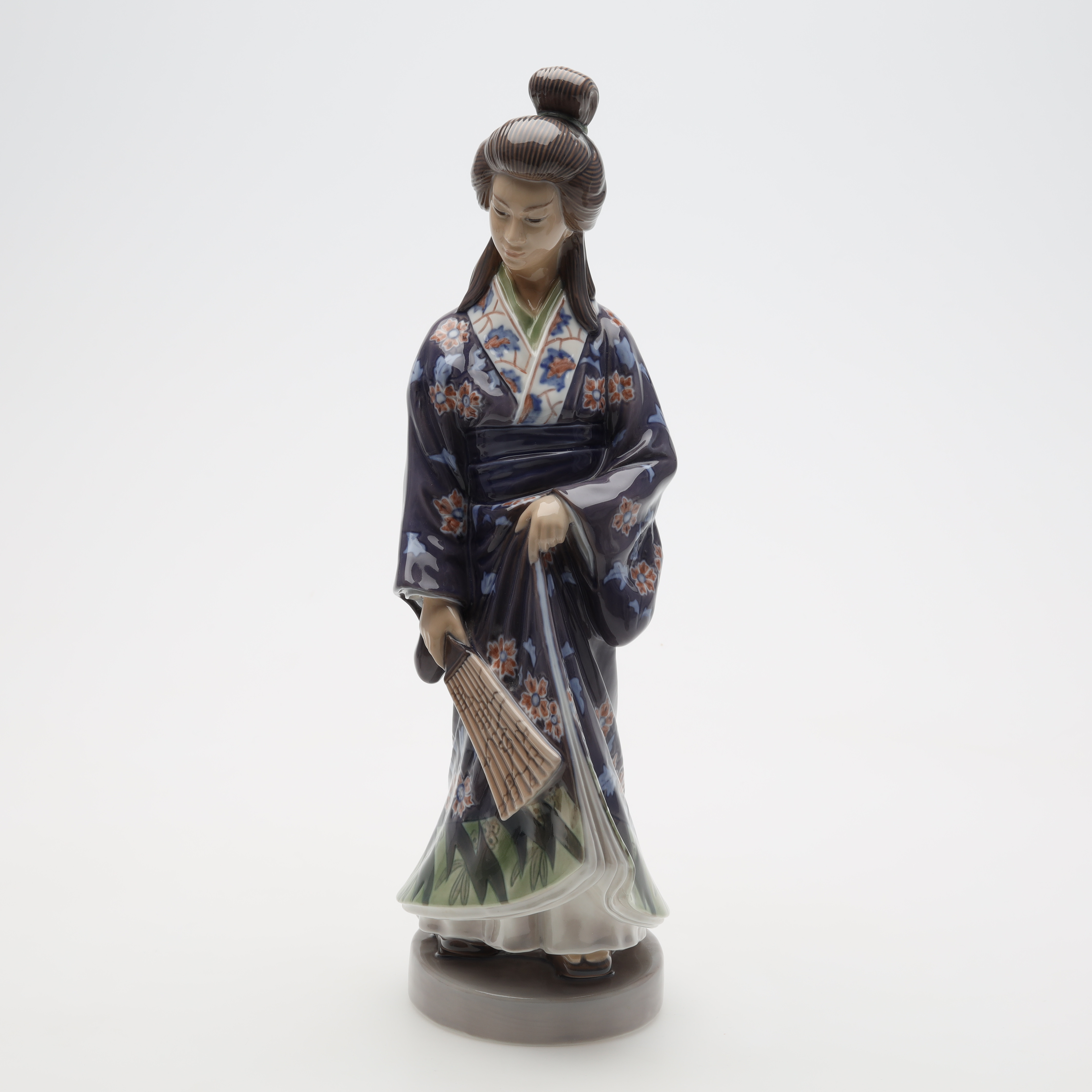 FIGURIN, porslin, "Japansk kvinna", Dahl Jensen.