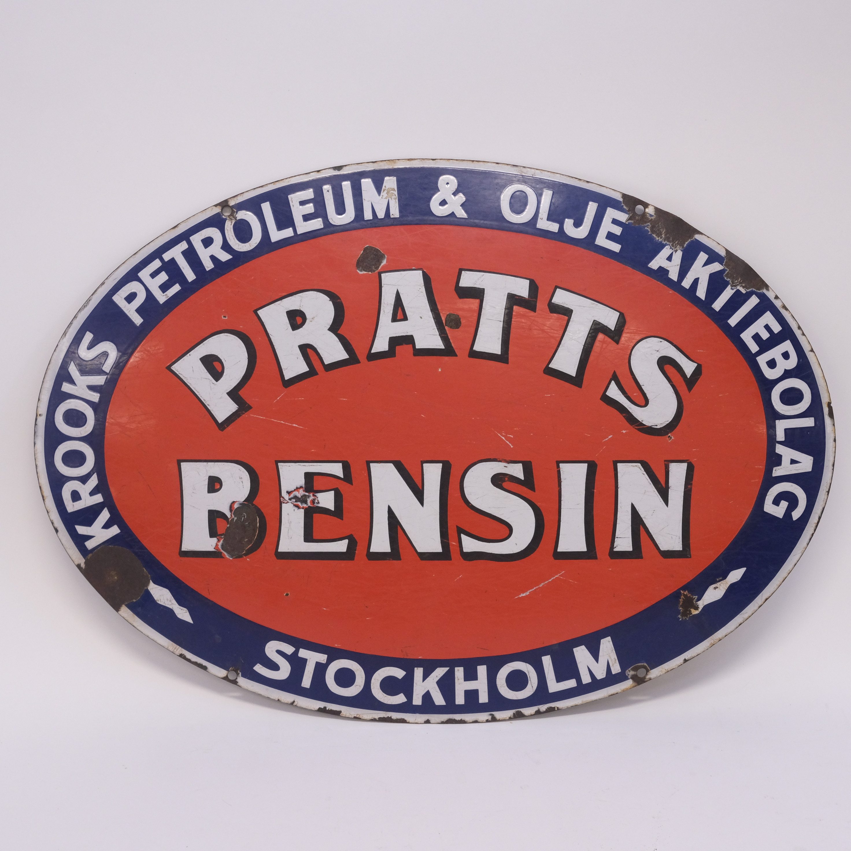 REKLAMSKYLT, PRATTS BENSIN.