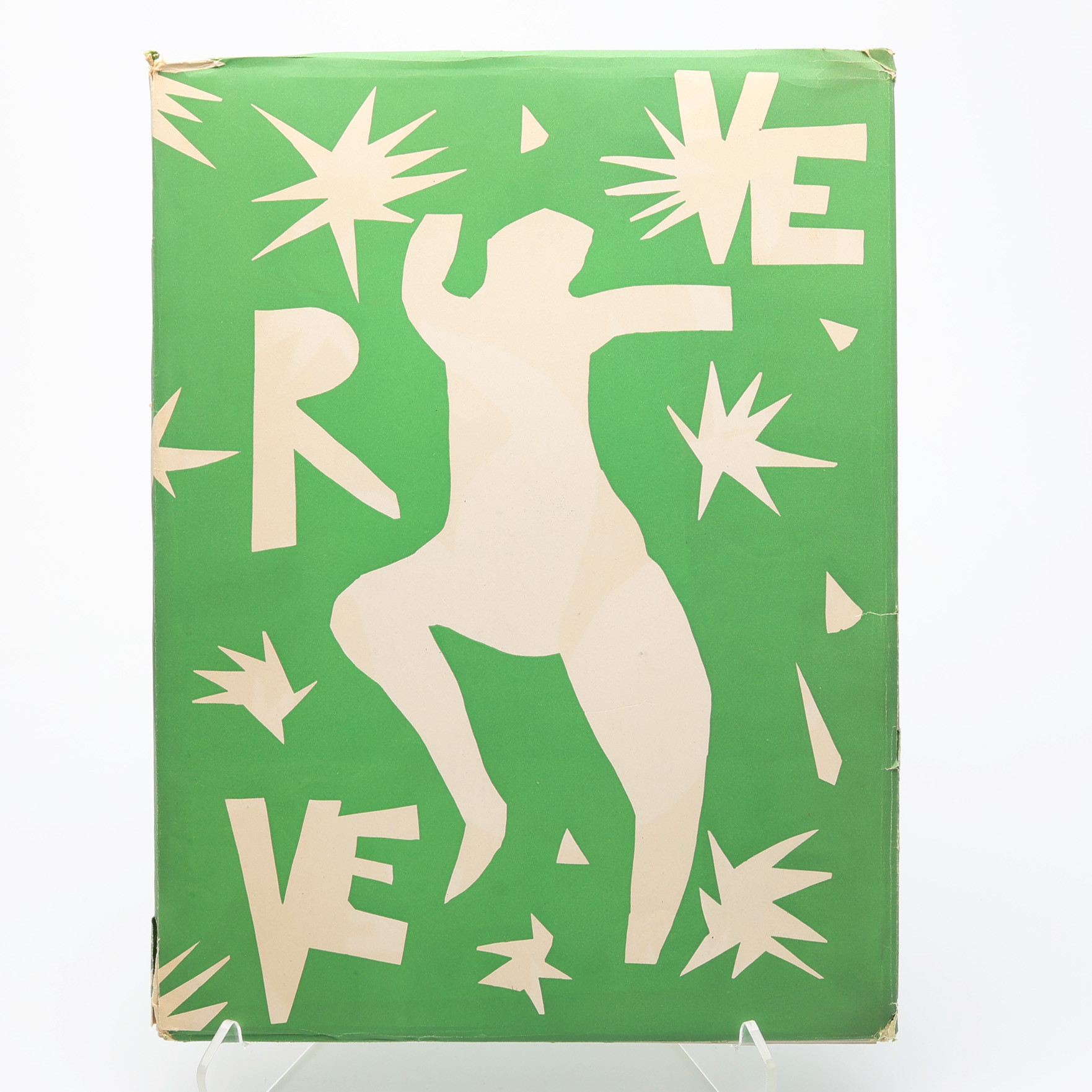 HENRY MATISSE I VERVE VOL. IV, NO. 13 1945 MED POCHOIR- KOLORERADE PLANSCHER VARAV DEN ENA ÄR DEN BERÖMDA LA CHUTE D'ICARE + FYRA ORIGNALLITOGRAFIER.
