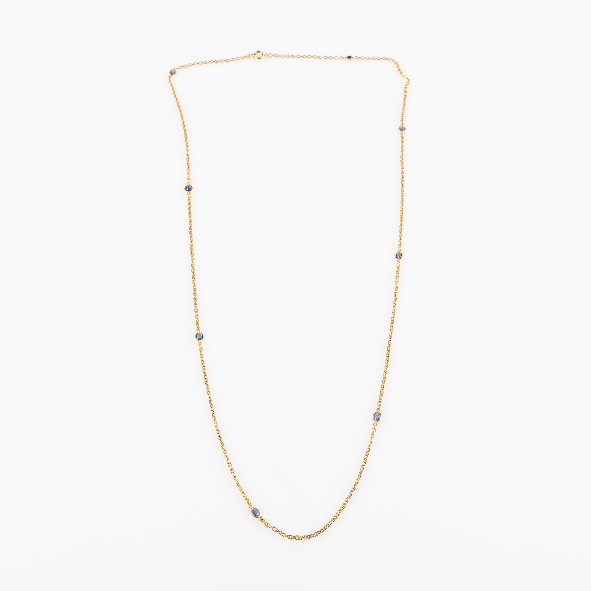 HALSKEDJA, 18K guld.