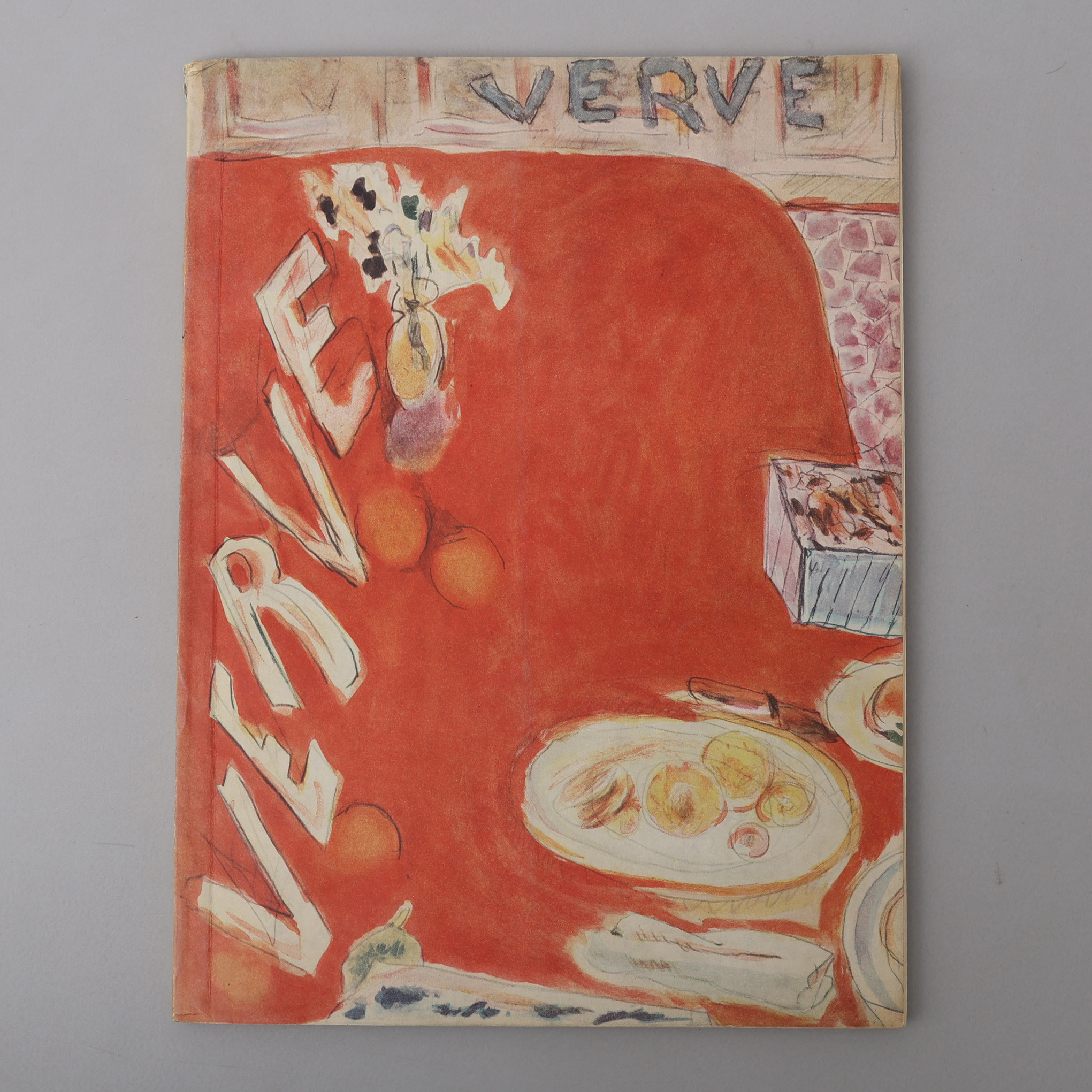 MODERNISM. ENGELSKPRÅKIG UTGÅVA AV VERVE NO. 3 1938 BL. A. MED LITOGRAFIER AV PIERRE BONNARD, MARC CHAGALL, JOAN MIRO, RATTNER OCH PAUL KLEE.