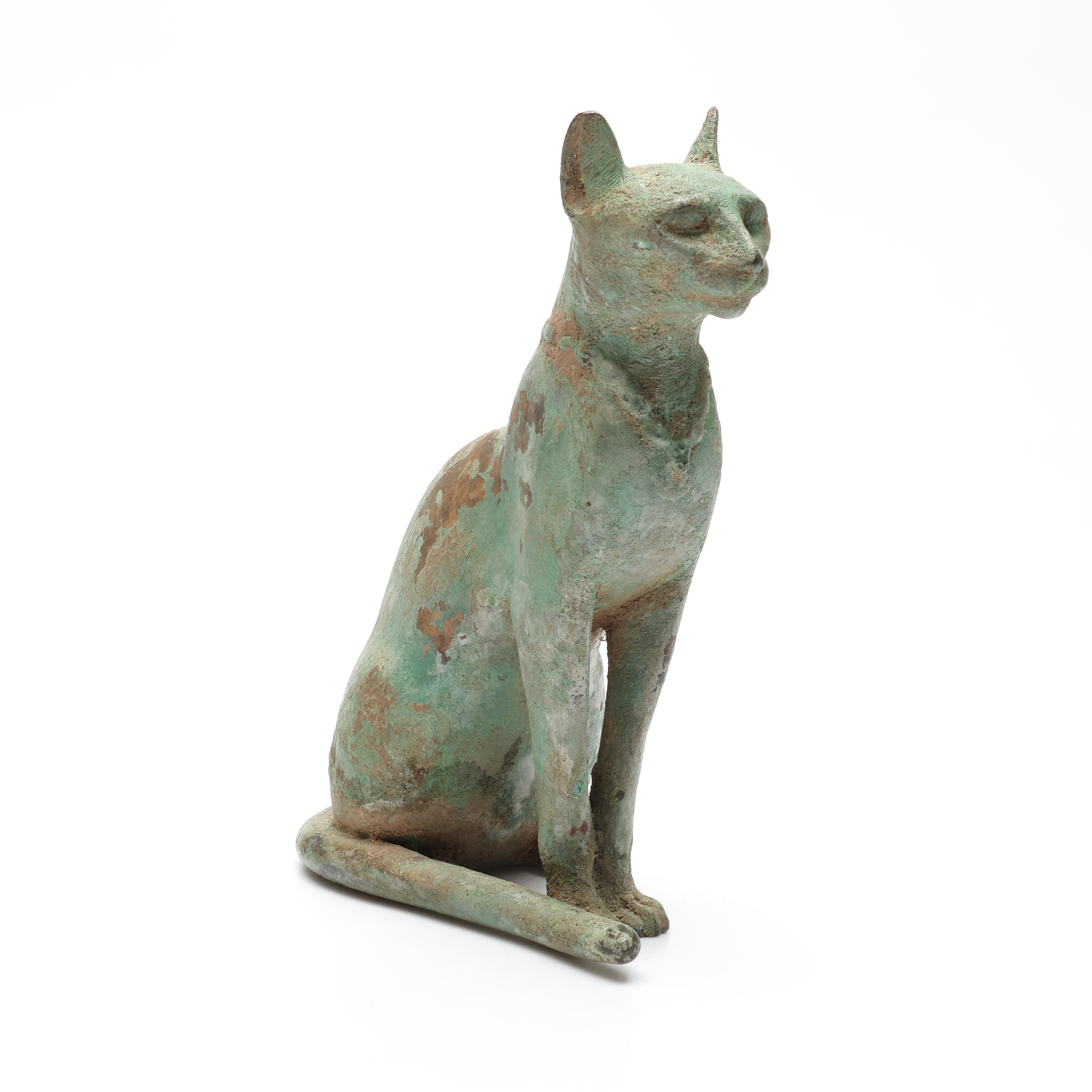 SKULPTUR, brons, efter antikens Egypten.