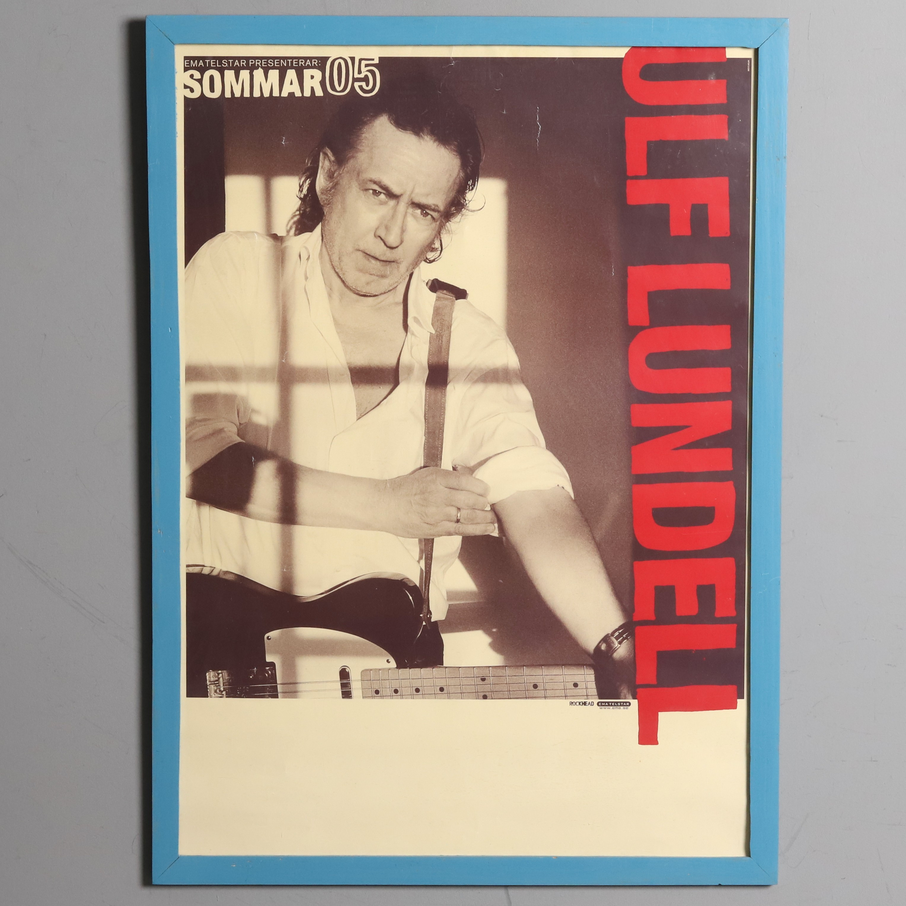 KONSERTAFFISCH, Ulf Lundell, EMA TELSTAR, 2005.