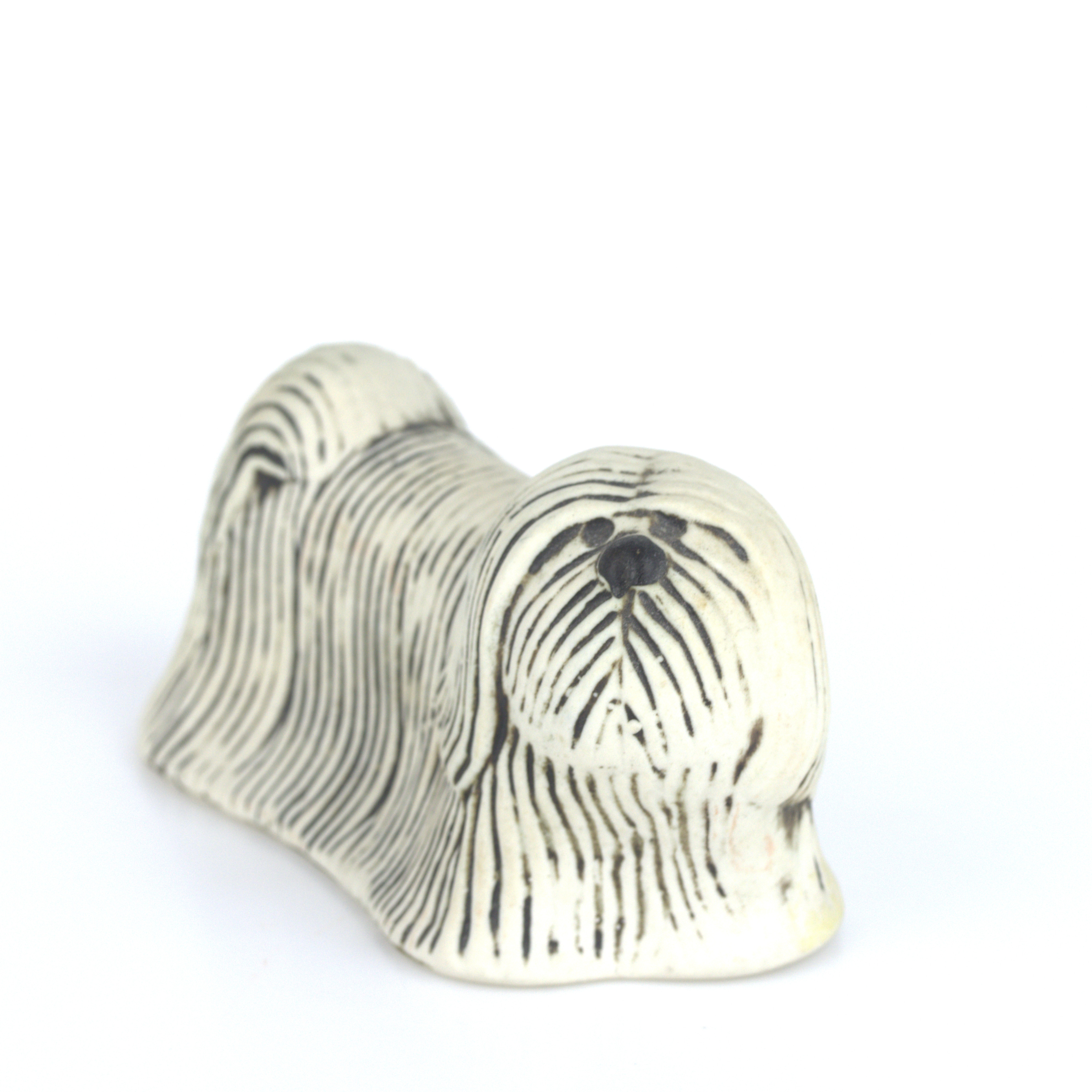 LISA LARSON. Figurin, "Skyeterrier", stengods, ur serien Kennel, stämplad, Gustavsberg.