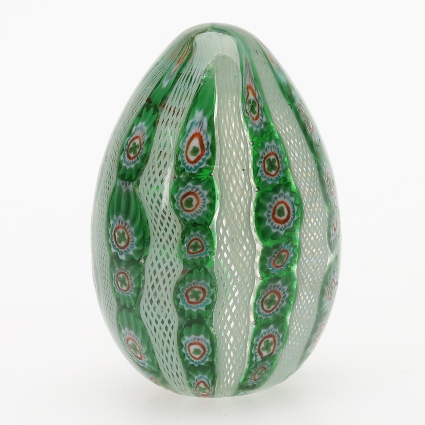 GLASÄGG. Murano, "Millefiori". 1900-talets andra halva.