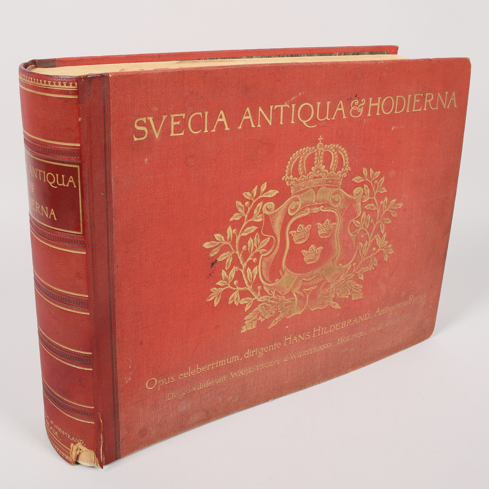 BOK, "Suecia Antiqua et Hodierna", Hans Hildebrand, Wahlström & Widstrand, 1900.