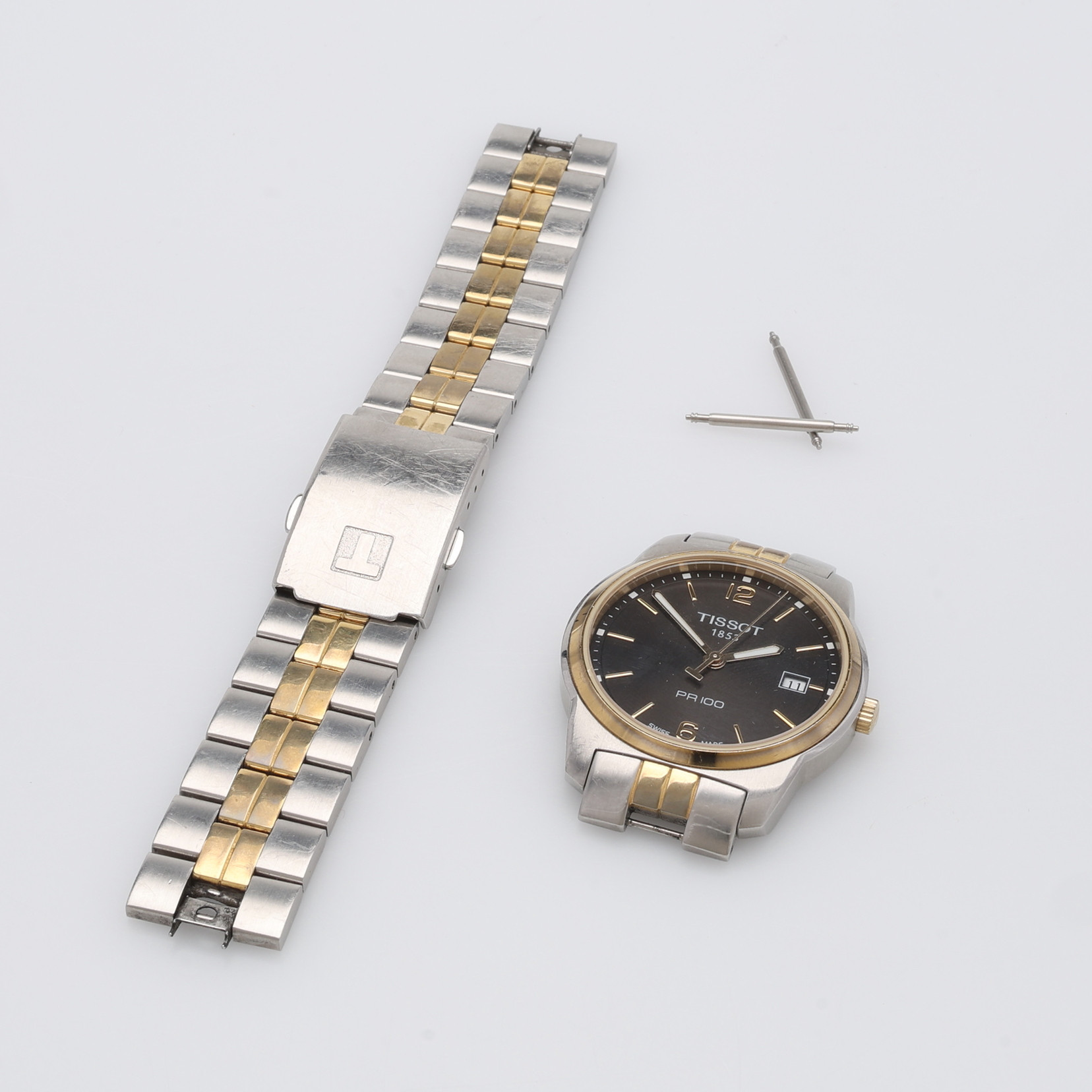 HERRARMBANDSUR, TISSOT "PR 100", QUARTZ.