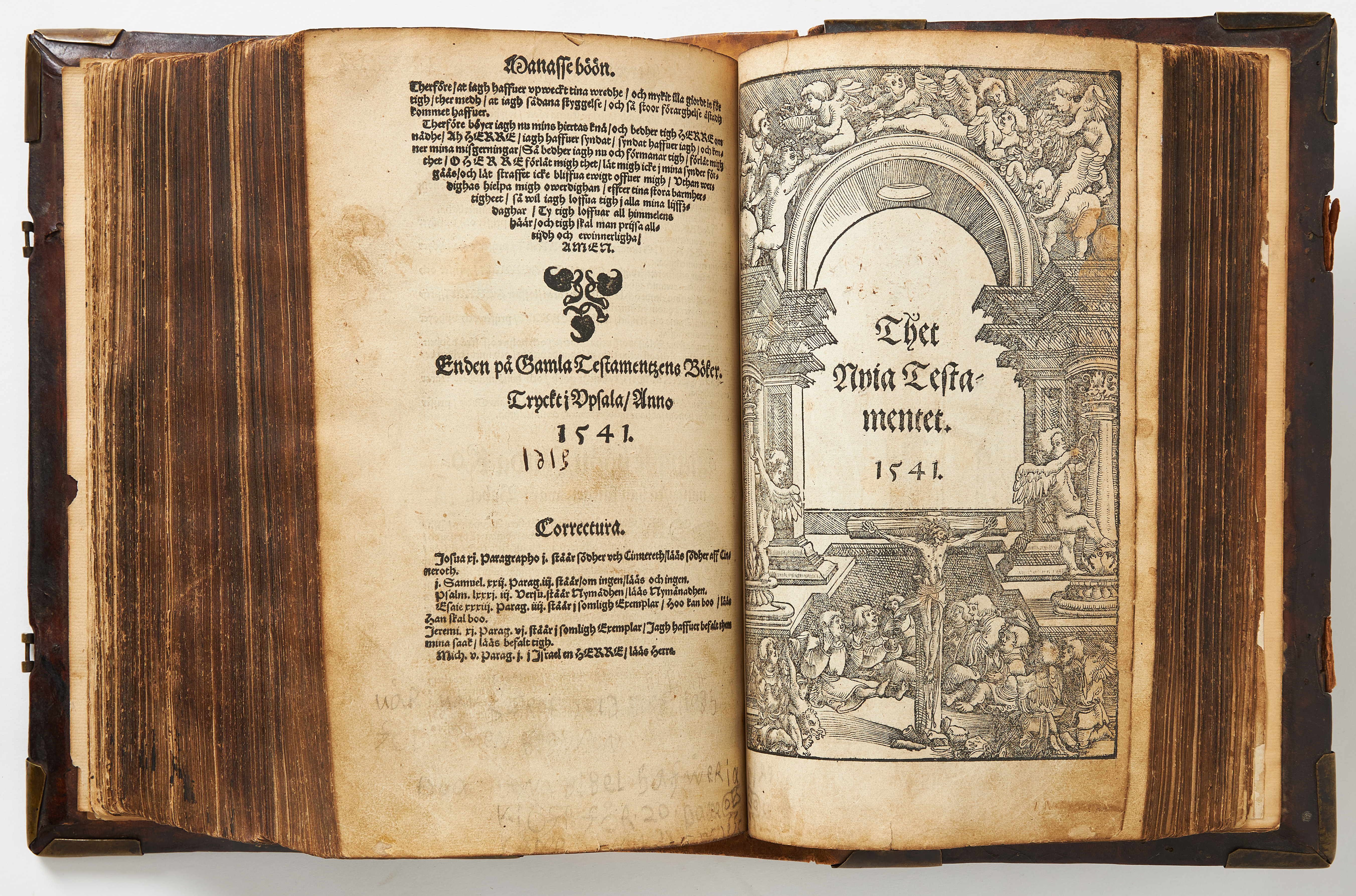 GUSTAV VASAS BIBEL 1540-1541 - DEN FÖRSTA BIBELN PÅ SVENSKA.