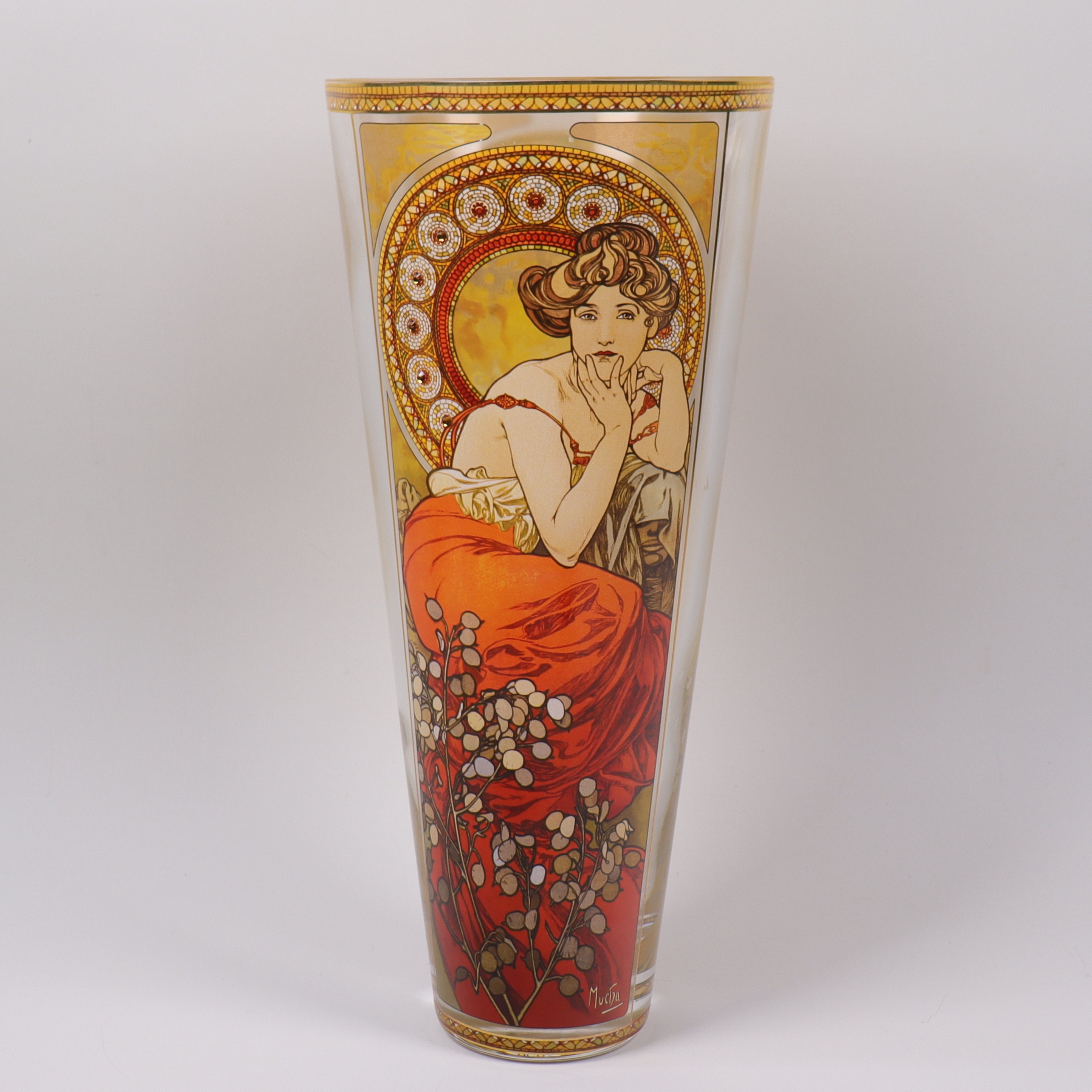 VAS, Goebel efter Alphonse Mucha, Artis Orbis, glas.