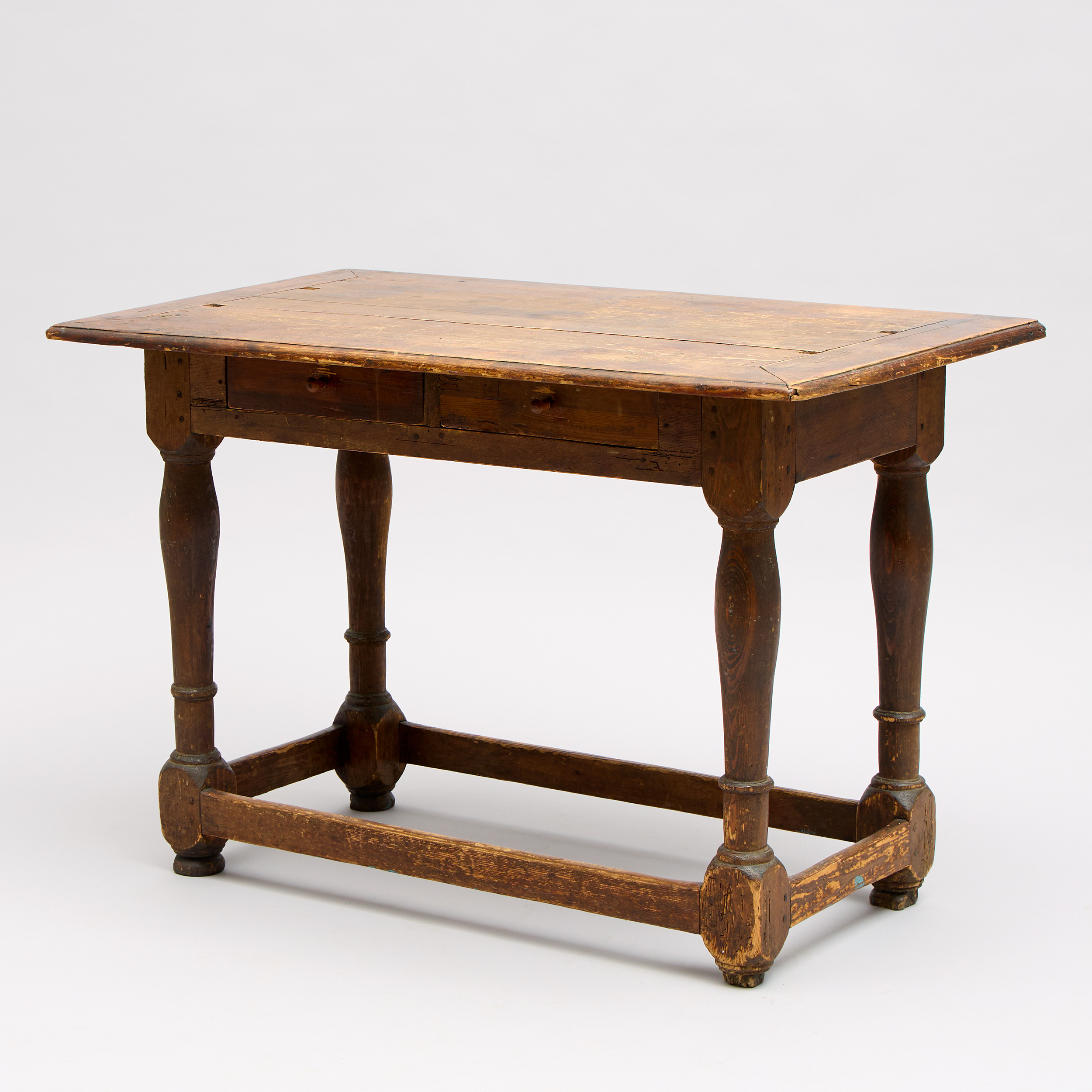 BORD. Barock, Sverige, furu, 1700-tal.