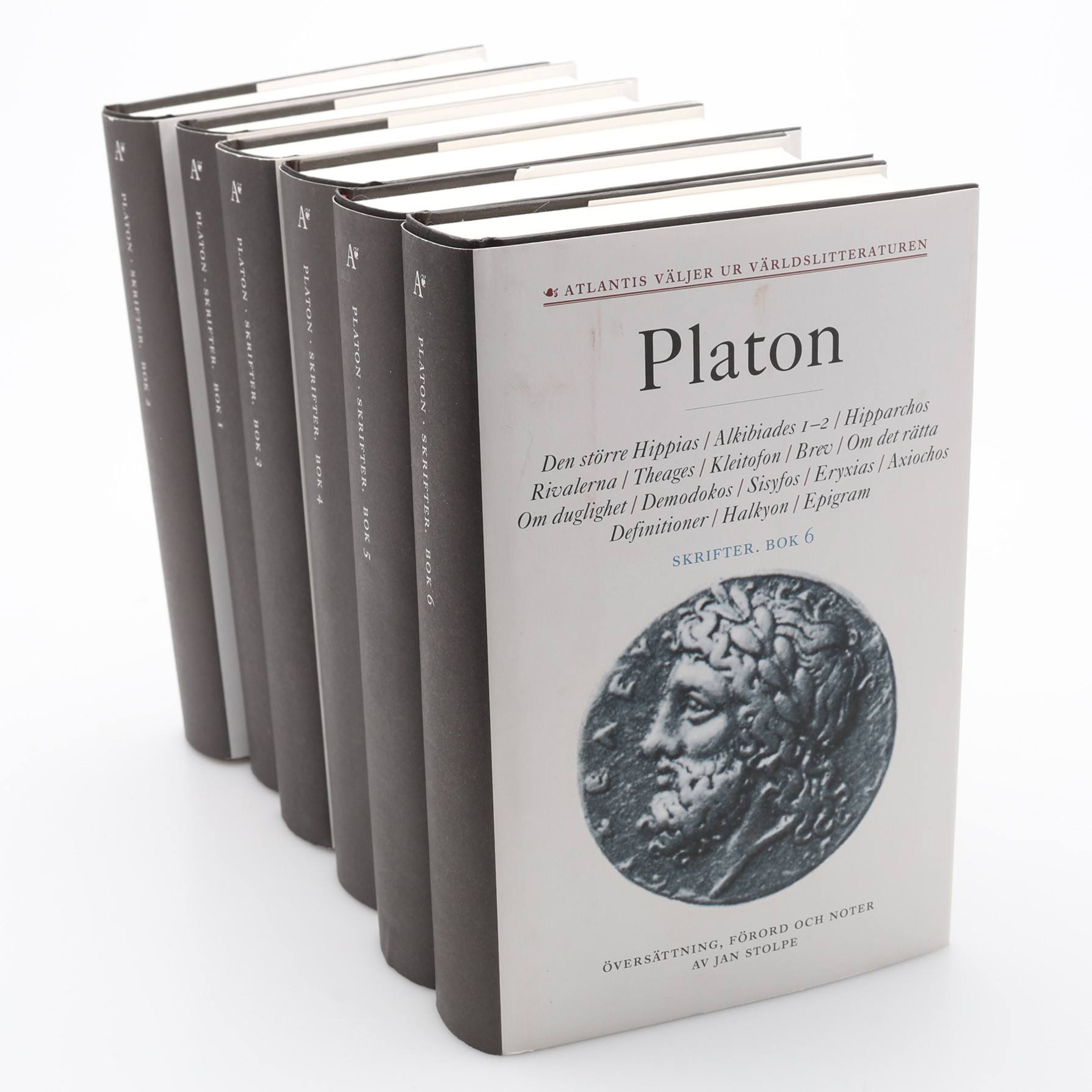 FILOSOFI. PLATONS SKRIFTER I SEX VOLYMER - 2000-2009 - ATLANTIS VÄLJER UR VÄRLDSLITTERATUREN.