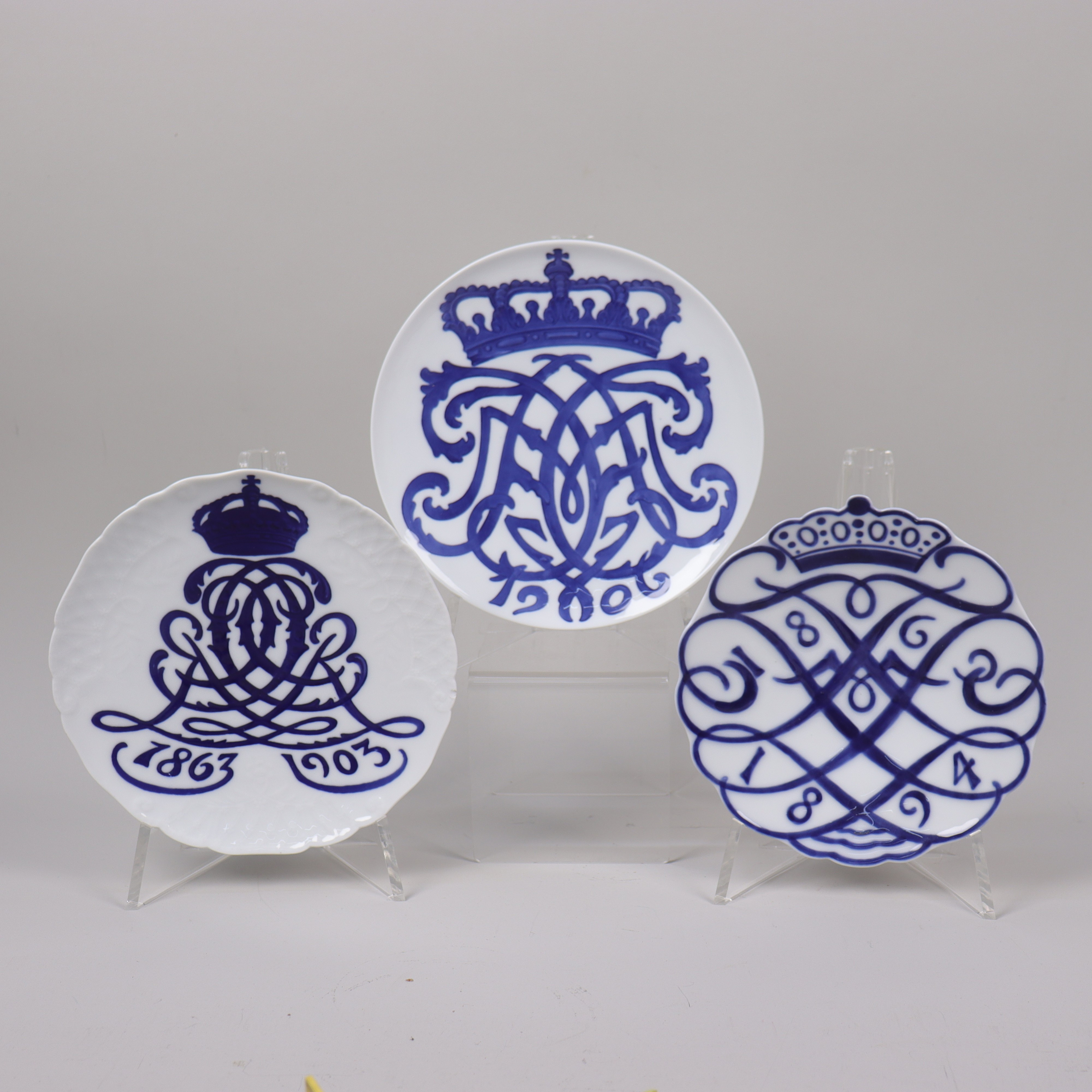 MINNESTALLRIKAR, Royal Copenhagen, 3 st.