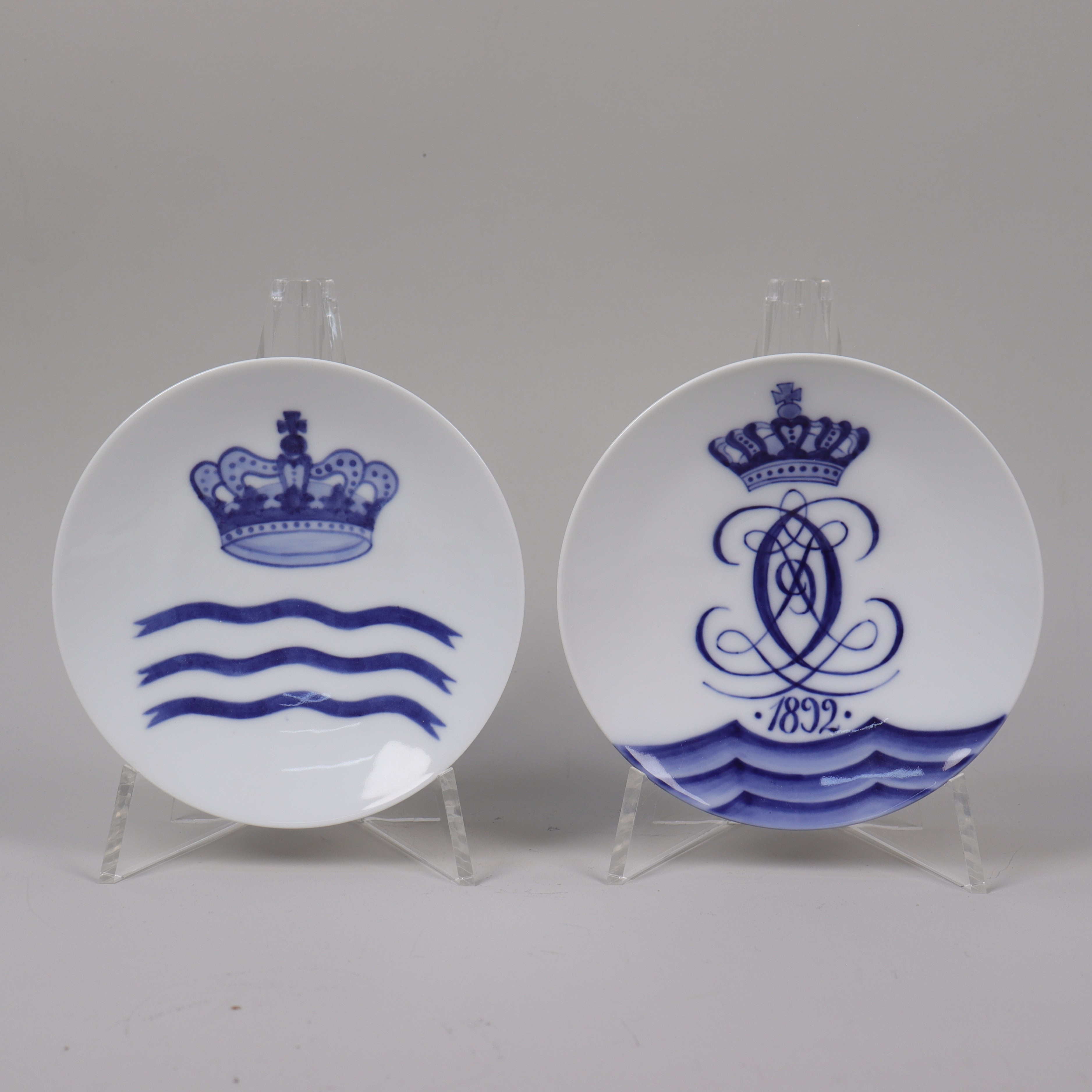 MINNESTALLRIK, Royal Copenhagen, 2 st.