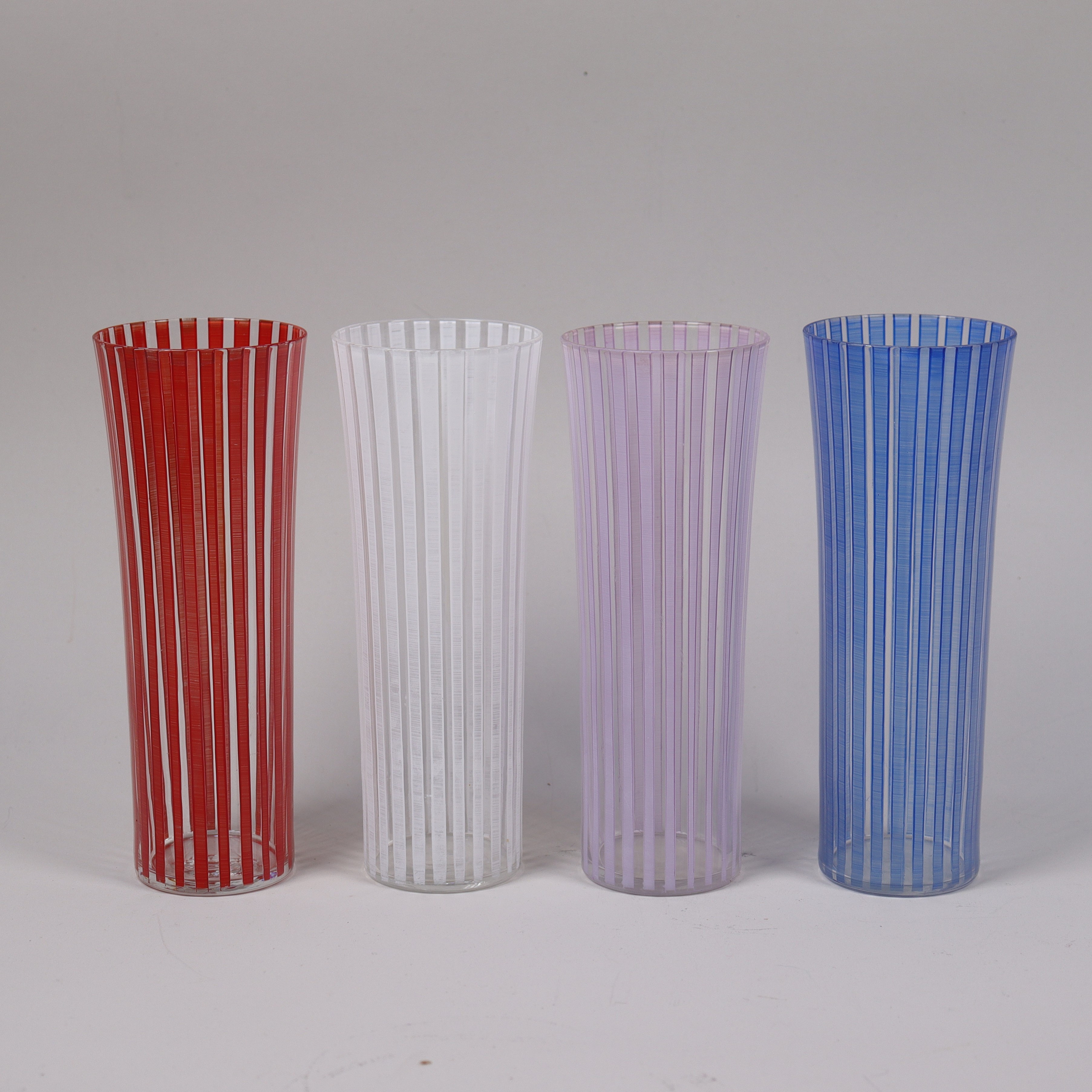 BENGT ORUP. "Strikt", Johansfors, highball / grogglas, 4 st.