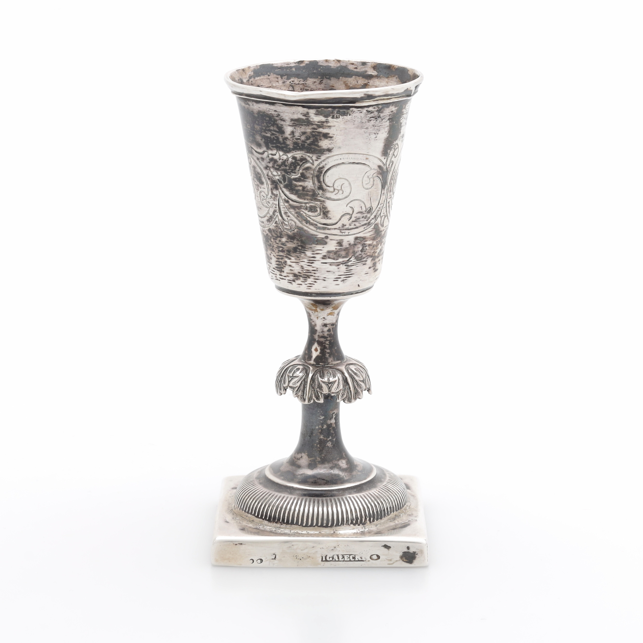 POKAL, silver, 1800-tal, vikt 125 gram.