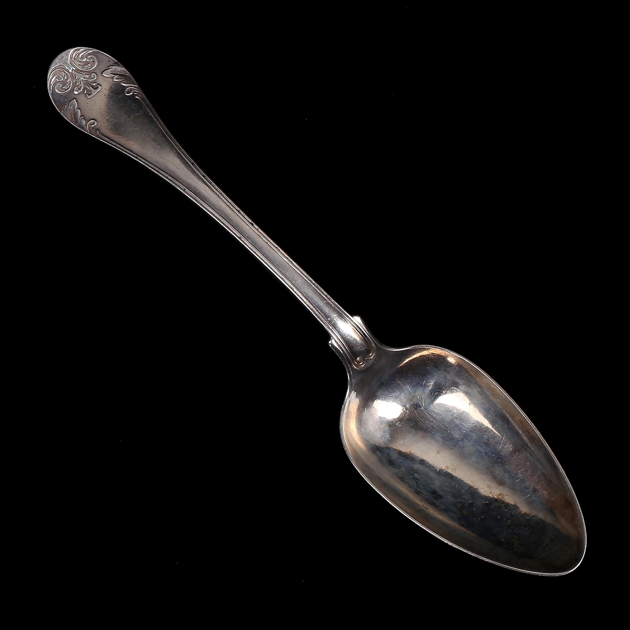 SKED, silver, "Gammal Fransk", Otto Wilhelm Kjellberg, Västerås 1870, vikt 53 gram.