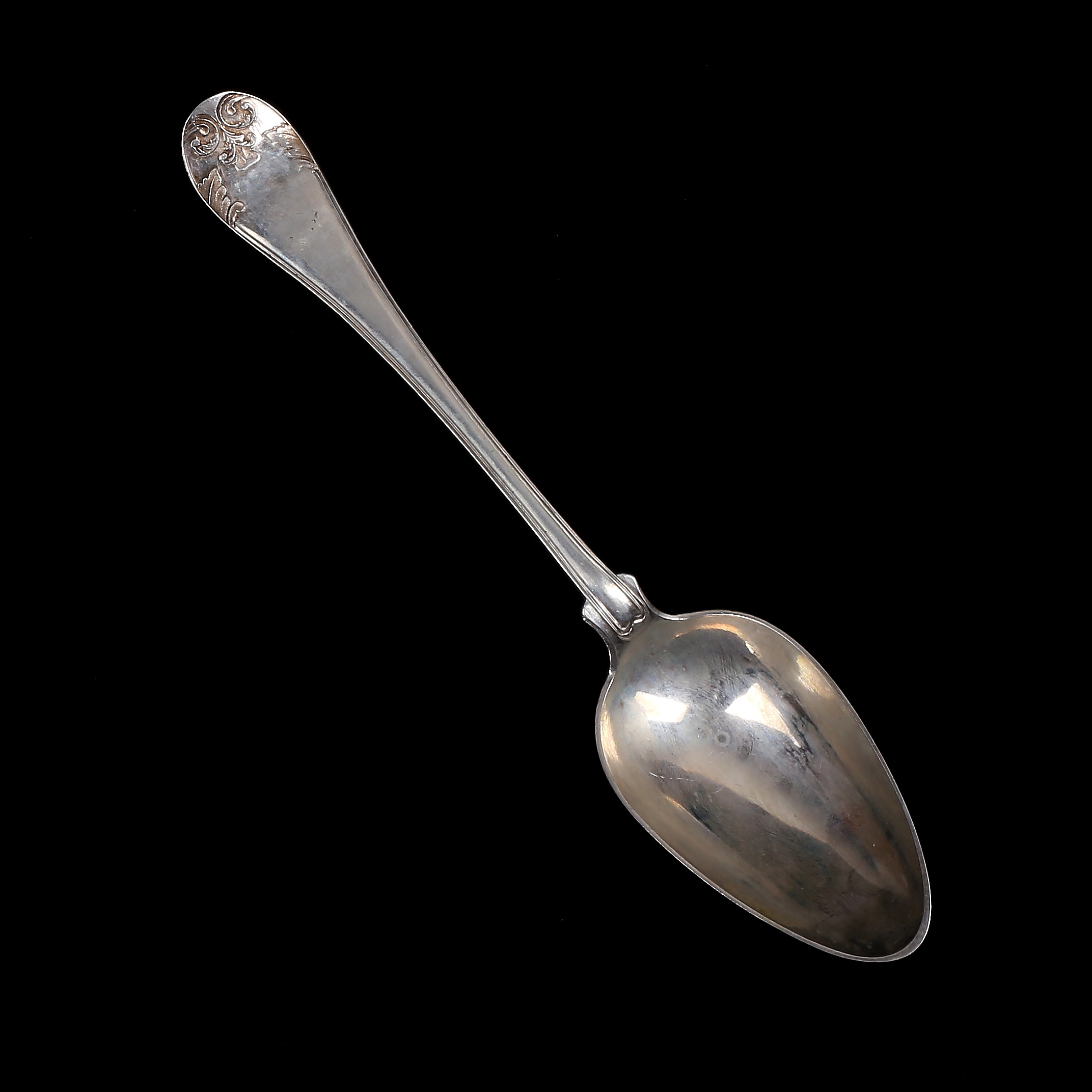 SKED, silver, "Gammal Fransk", Carl Olof Holm, Norrköping 1848, vikt 51 gram.