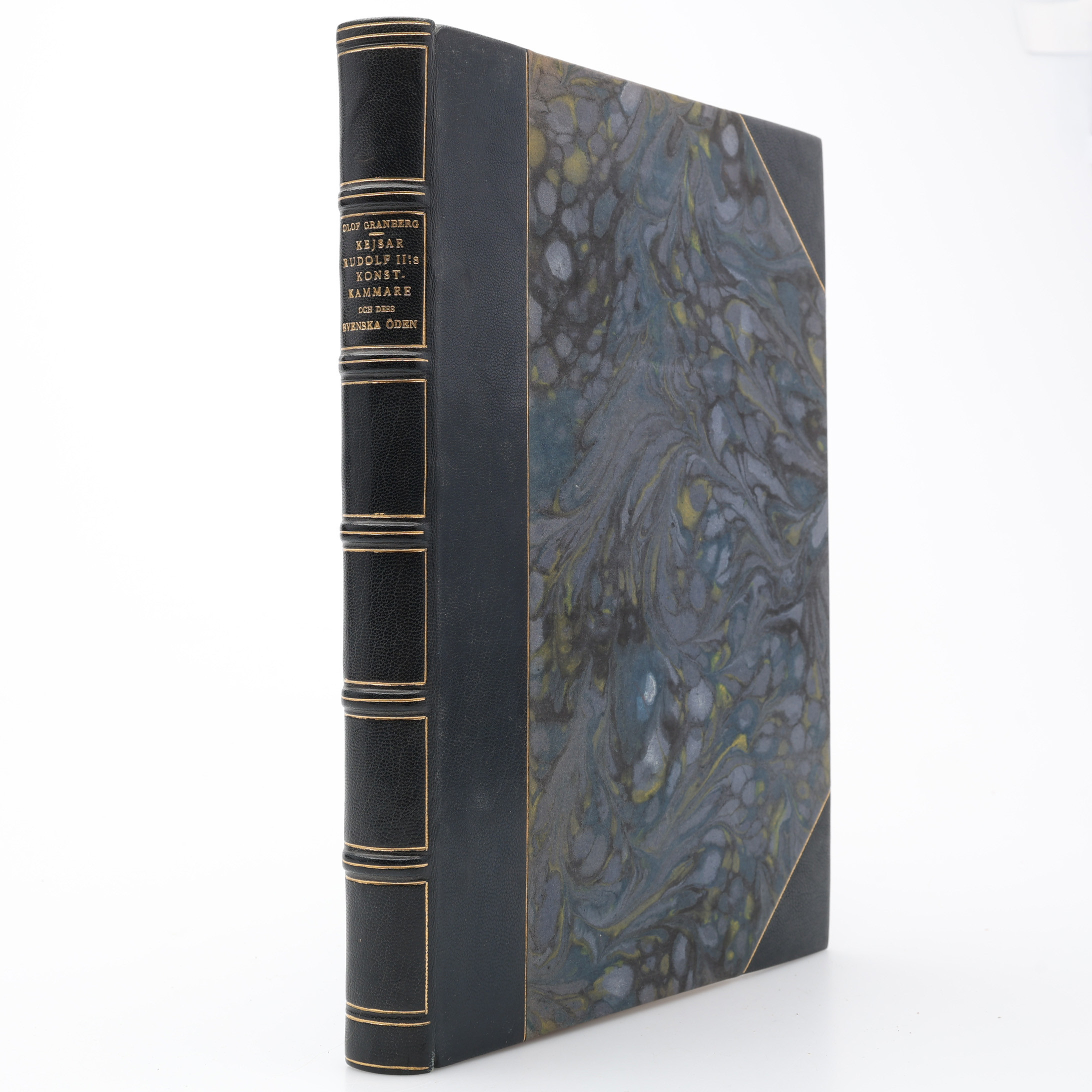 OLOF GRANBERGS KONSTTUDIE 1902: KEJSAR RUDOLF II:S KONSTKAMMARE OCH DESS SVENSKA ÖDEN OCH OM UPPKOMSTEN AF DROTTNING KRISTINAS TAFVELGALLERI I ROM OCH DESS SKINGRANDE.