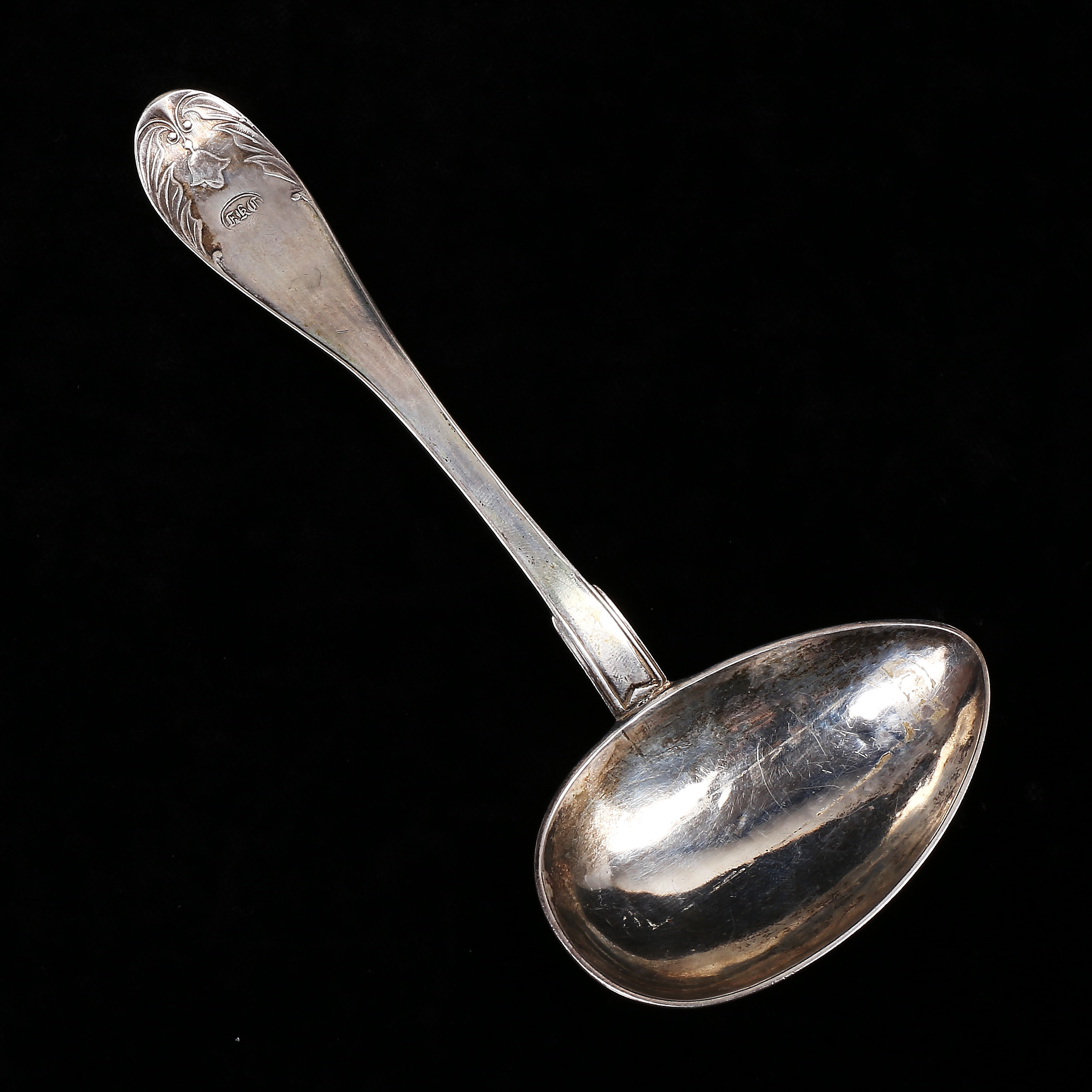 SÅSSLEV, silver, "Gammal Fransk", Gustaf Reinhold Sundbom, Härnösand 1829, vikt 35 gram.