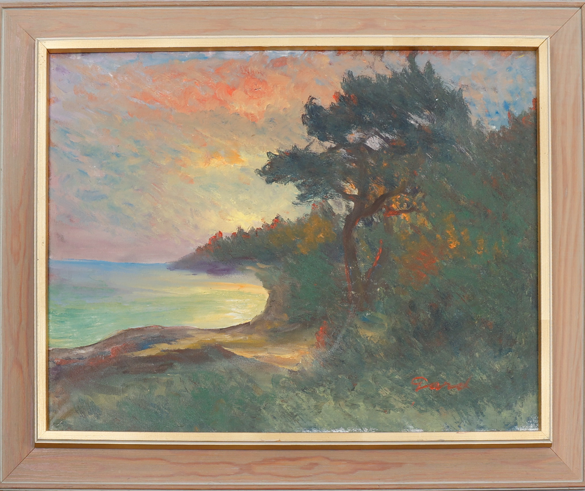 FRANS  GARD. Olja på duk, signerad.