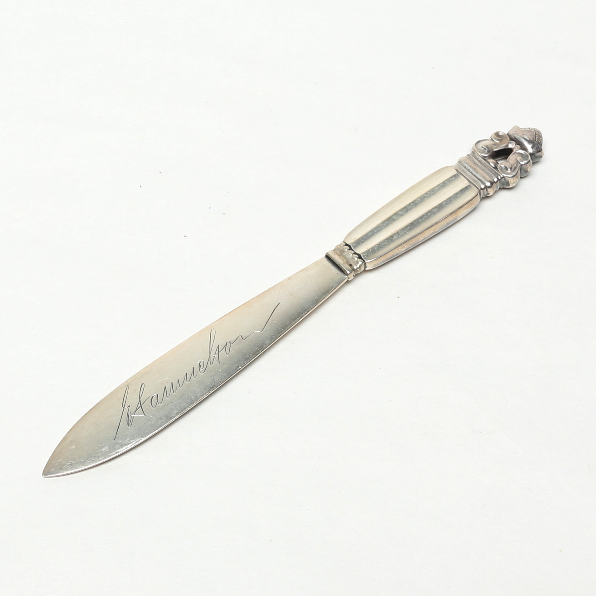 BREVKNIV, sterlingsilver, Georg Jensen "Konge".