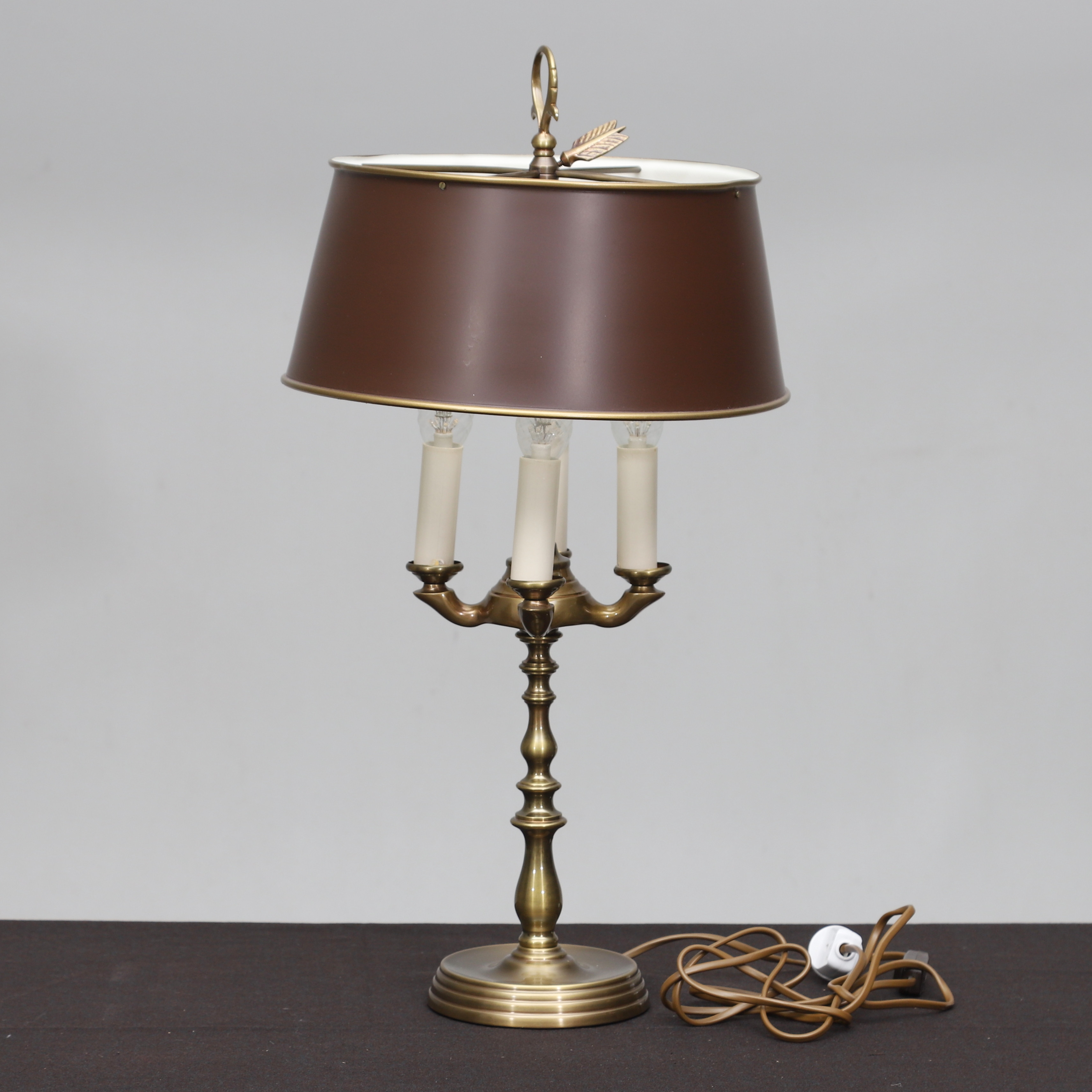 EINAR BÄCKSTRÖM. bordslampa, mässing, modell 5952, 1900-tal.