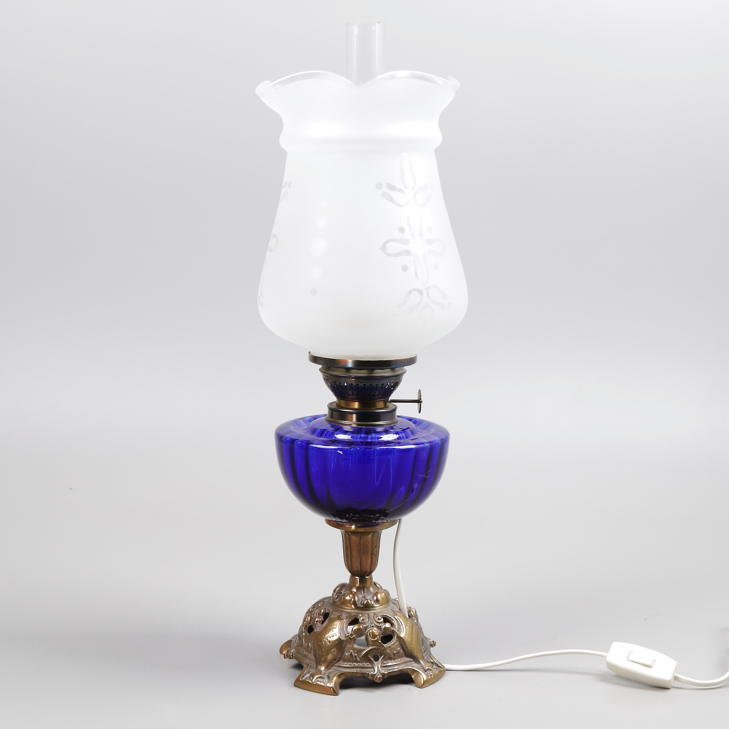 BORDSFOTOGENLAMPA, electrifierad, 1900-tal.