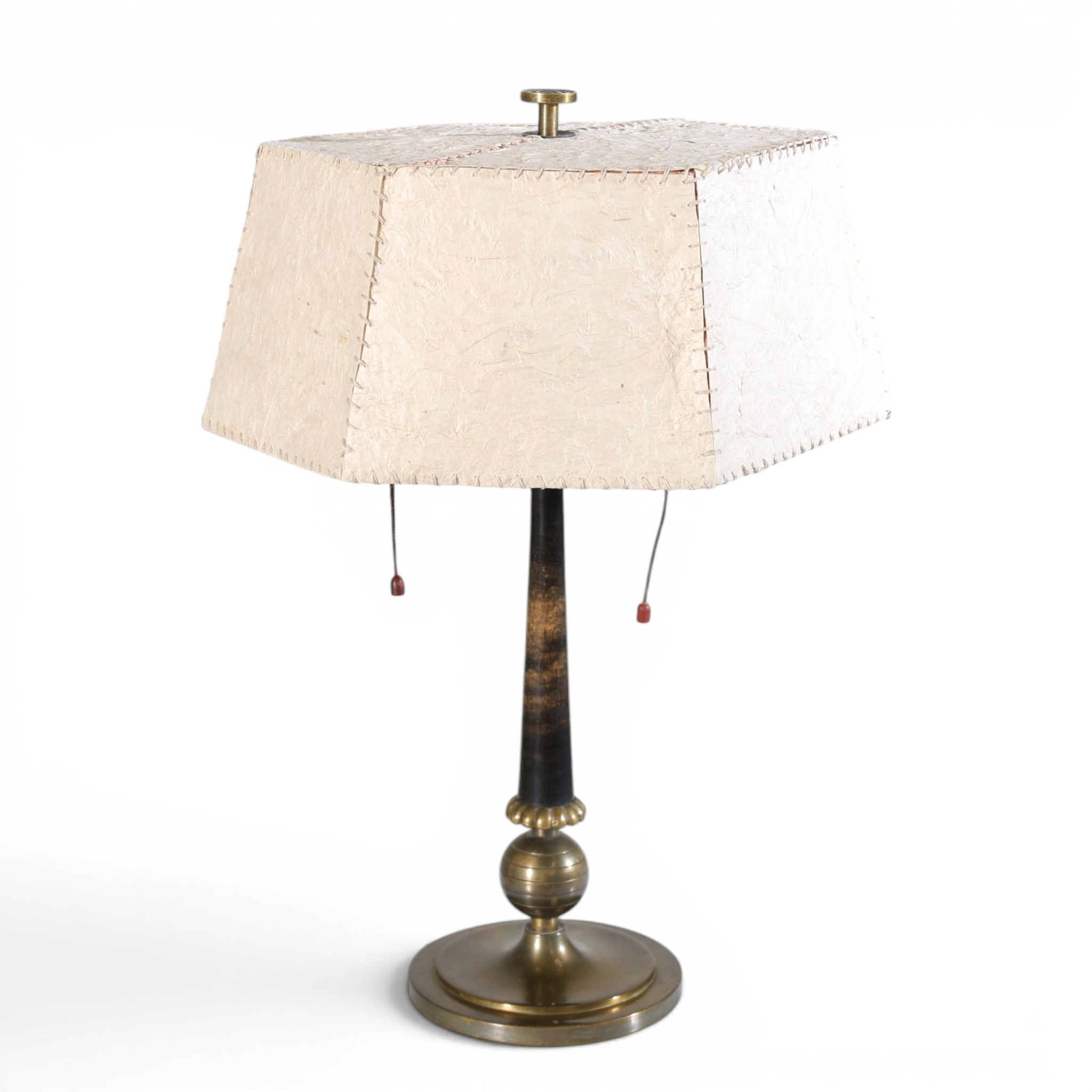 HARALD NOTINI. Bordslampa, modell 15009, Arvid Böhlmarks Lampfabrik, 1930-tal.