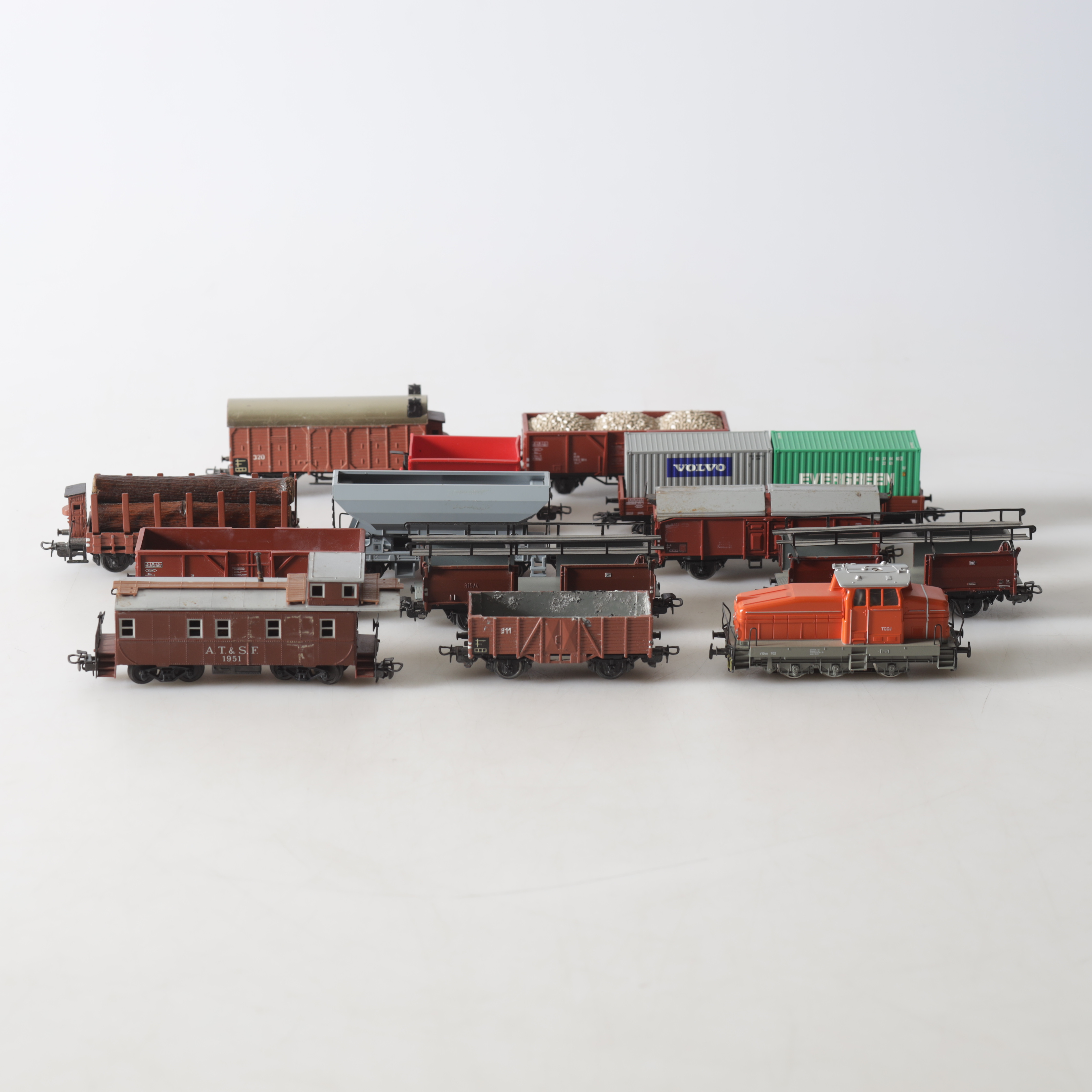 LOK & VAGNAR, 13 delar, H0, Märklin.