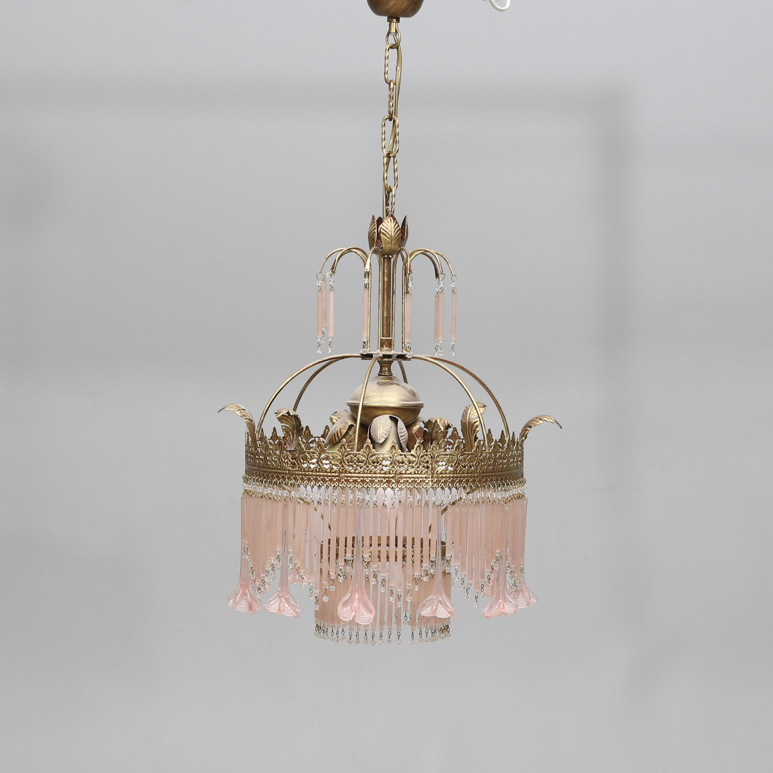 TAKRONA, metall/glas, Lamp Gustaf, 1900-talets andra hälft.