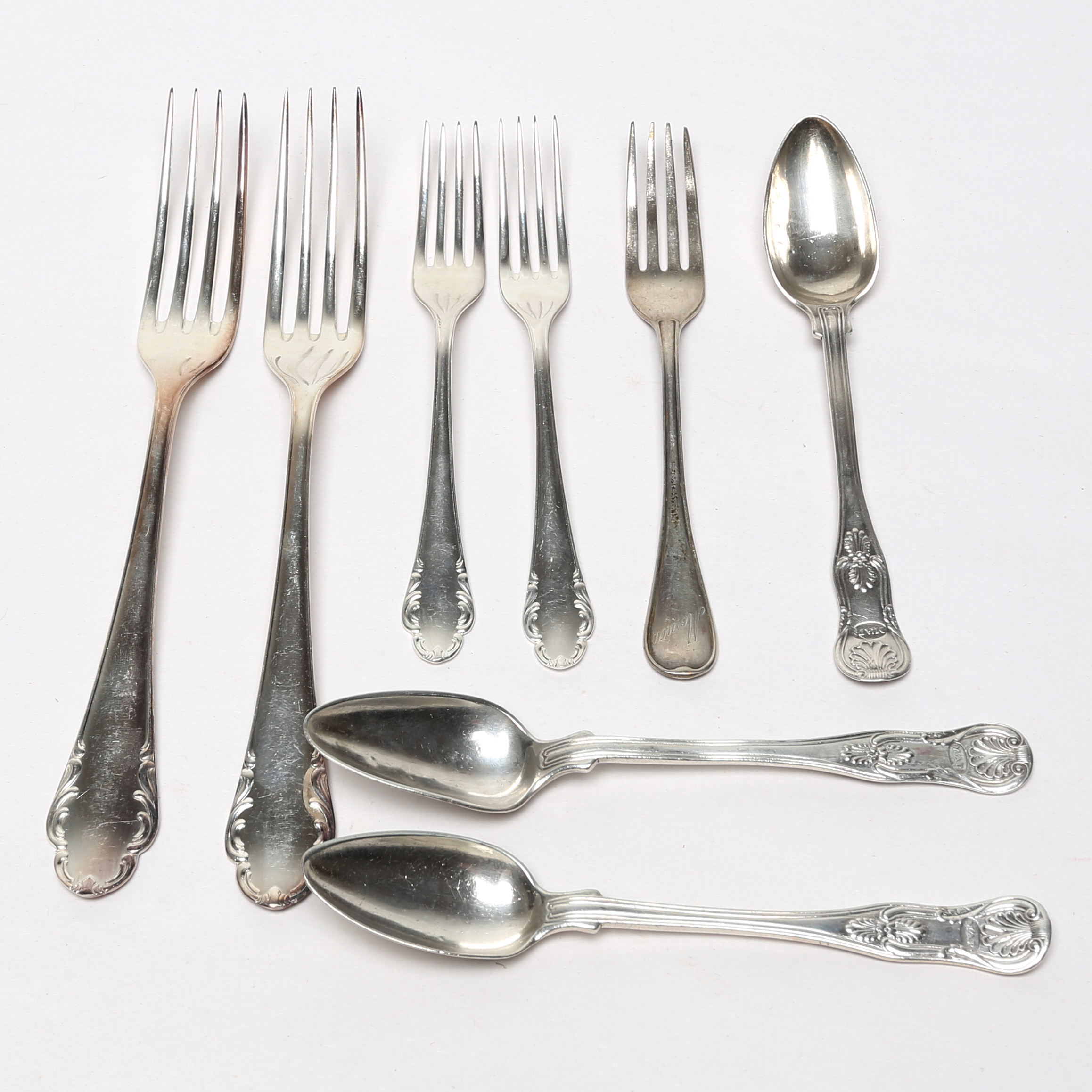 BESTICK 8 delar, silver.