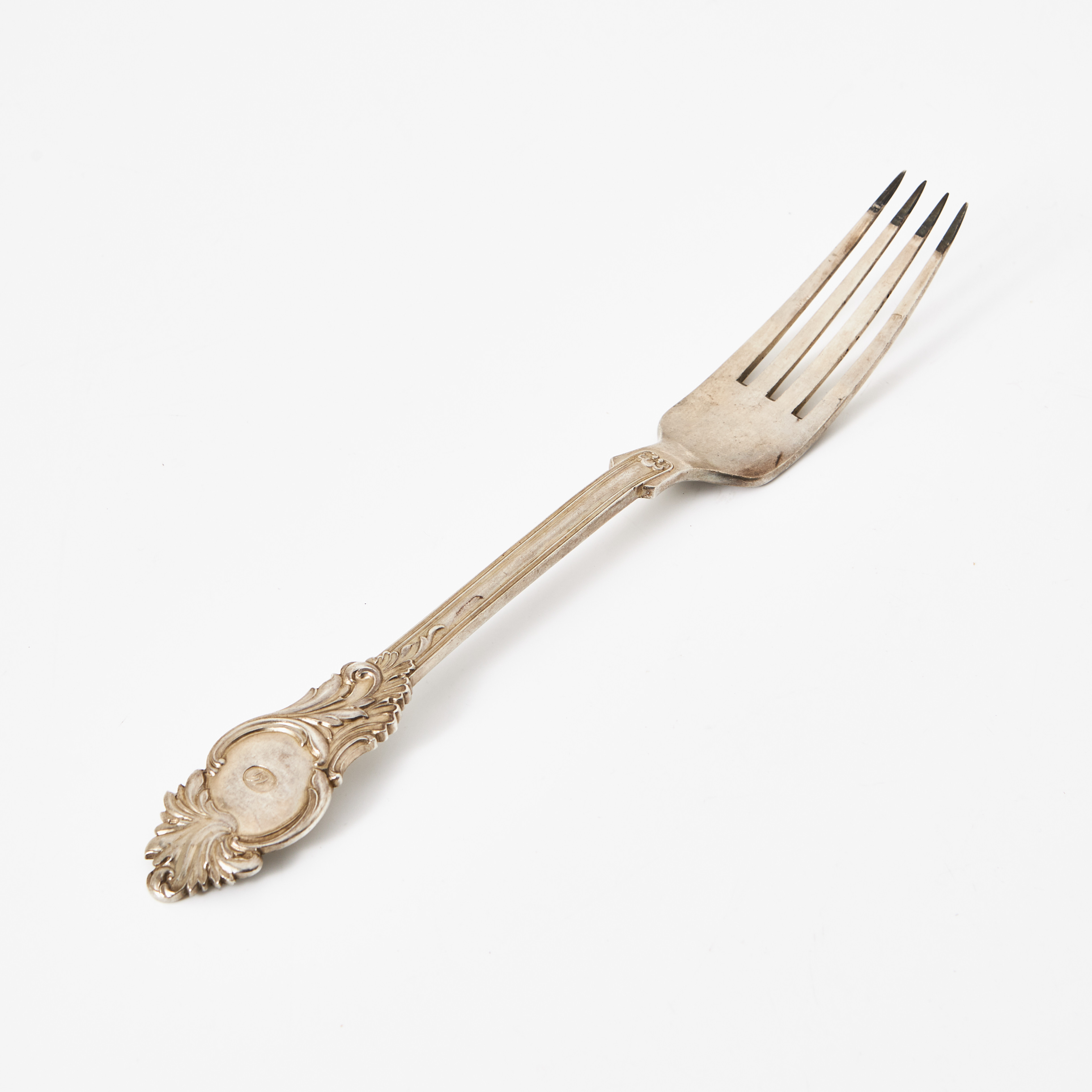 GAFFEL, silver, Gustaf Möllenborg, Stockholm 1814.