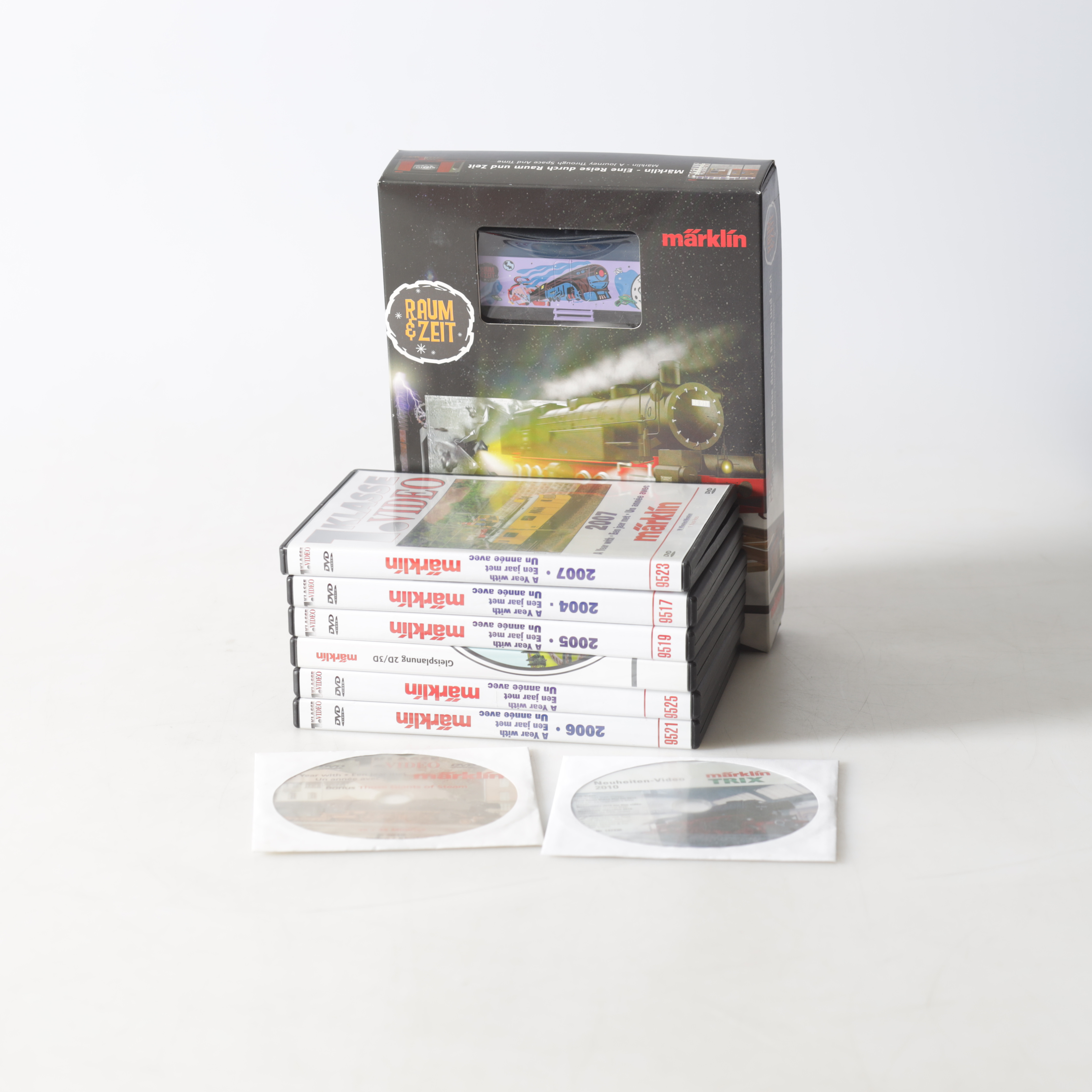 DVDER & CD-ROM, 9 st, Märklin.